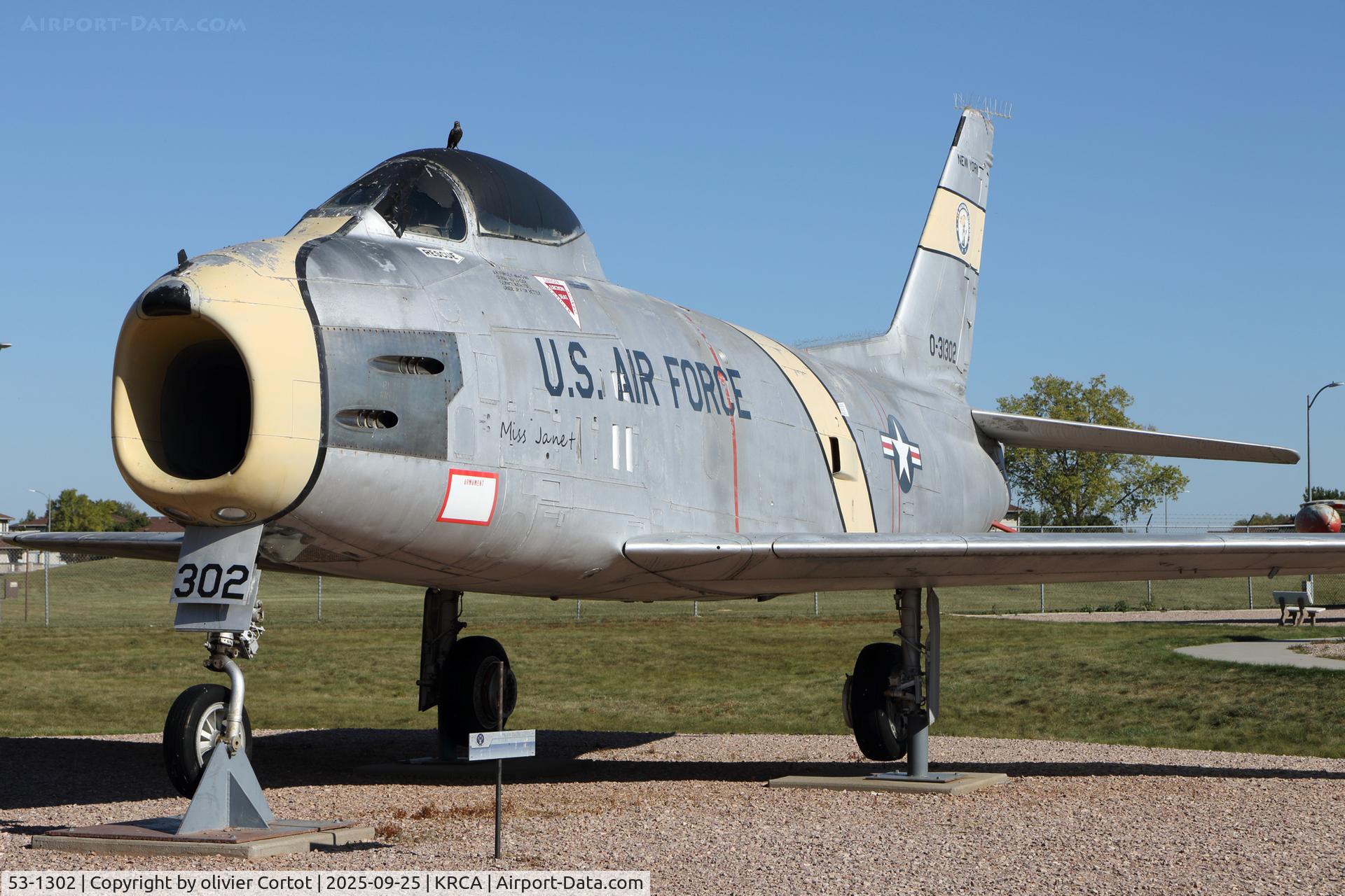 53-1302, 1953 North American F-86H-10-NH Sabre C/N 203-74, sept 2025