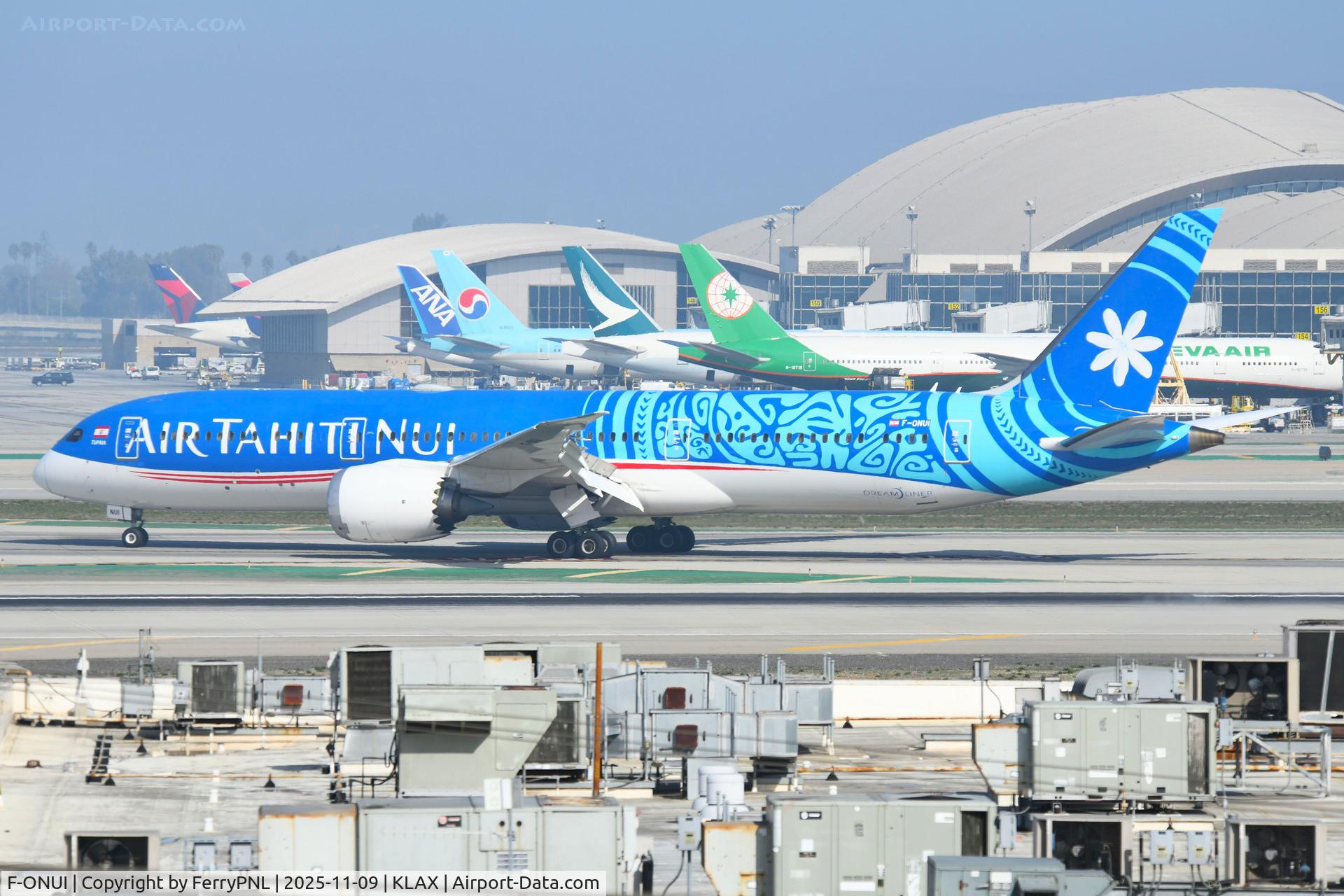 F-ONUI, 2018 Boeing 787-9 Dreamliner C/N 42116, Arrival of Air Tahiti Nui B789