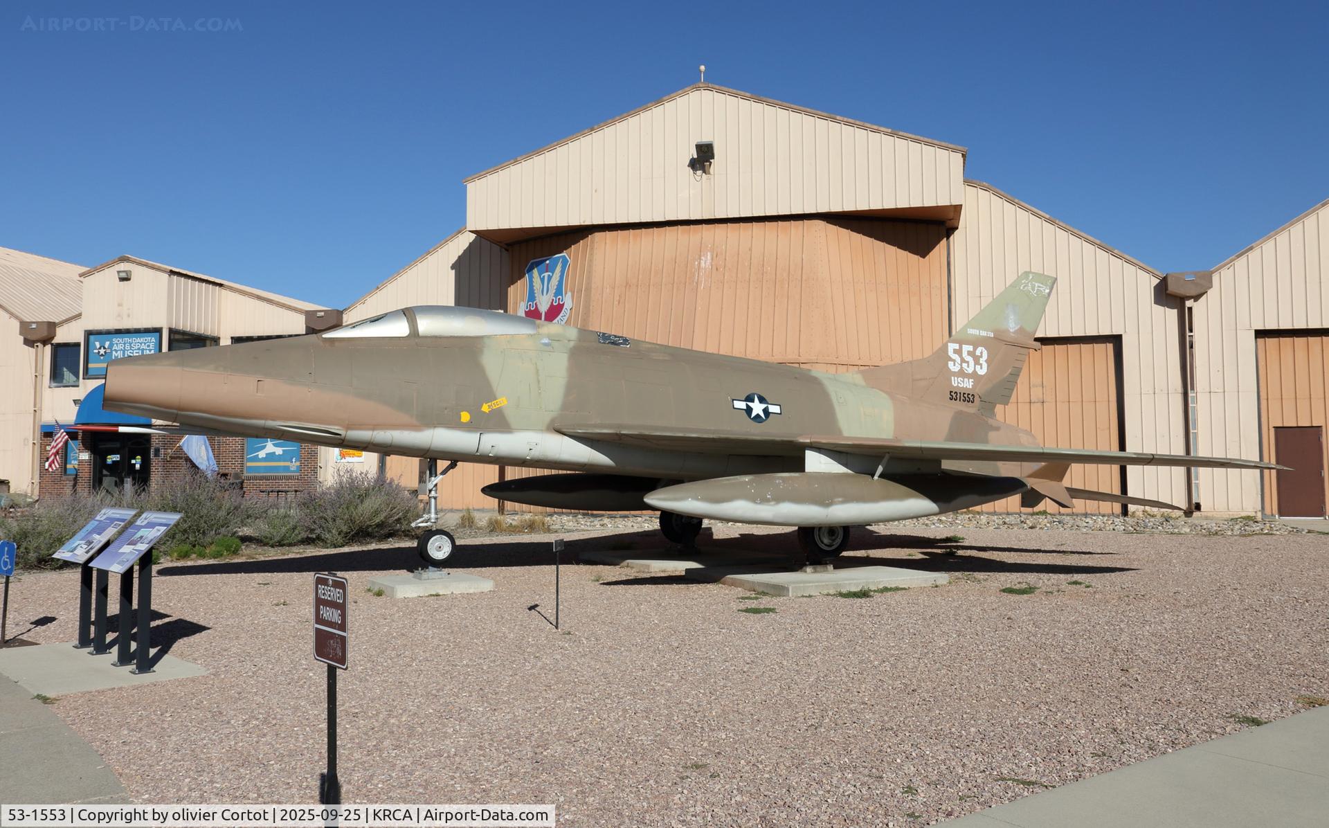 53-1553, 1953 North American F-100A Super Sabre C/N 192-48, sept 2025