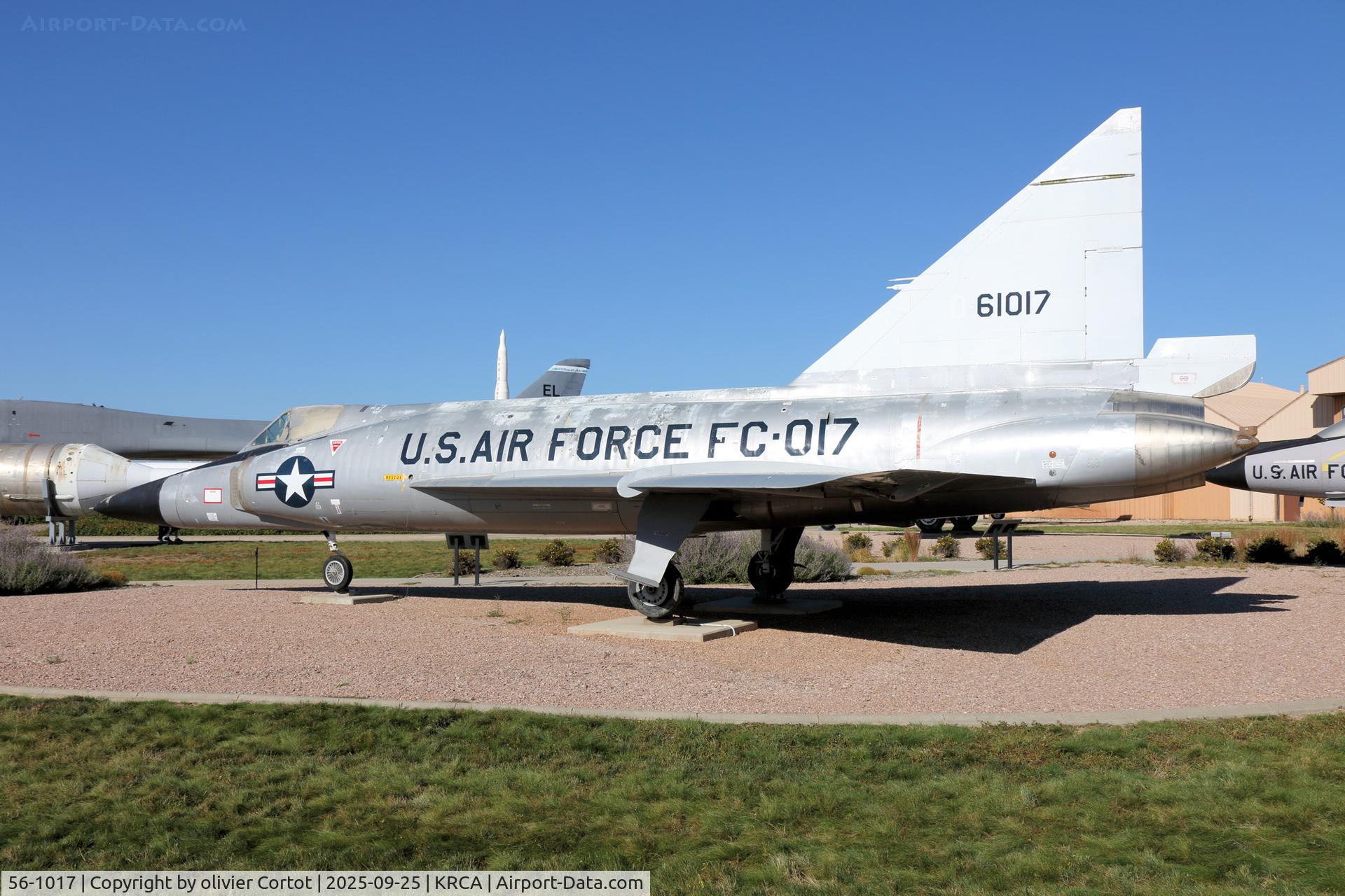 56-1017, 1956 Convair F-102A Delta Dagger C/N Not found, sept 2025
