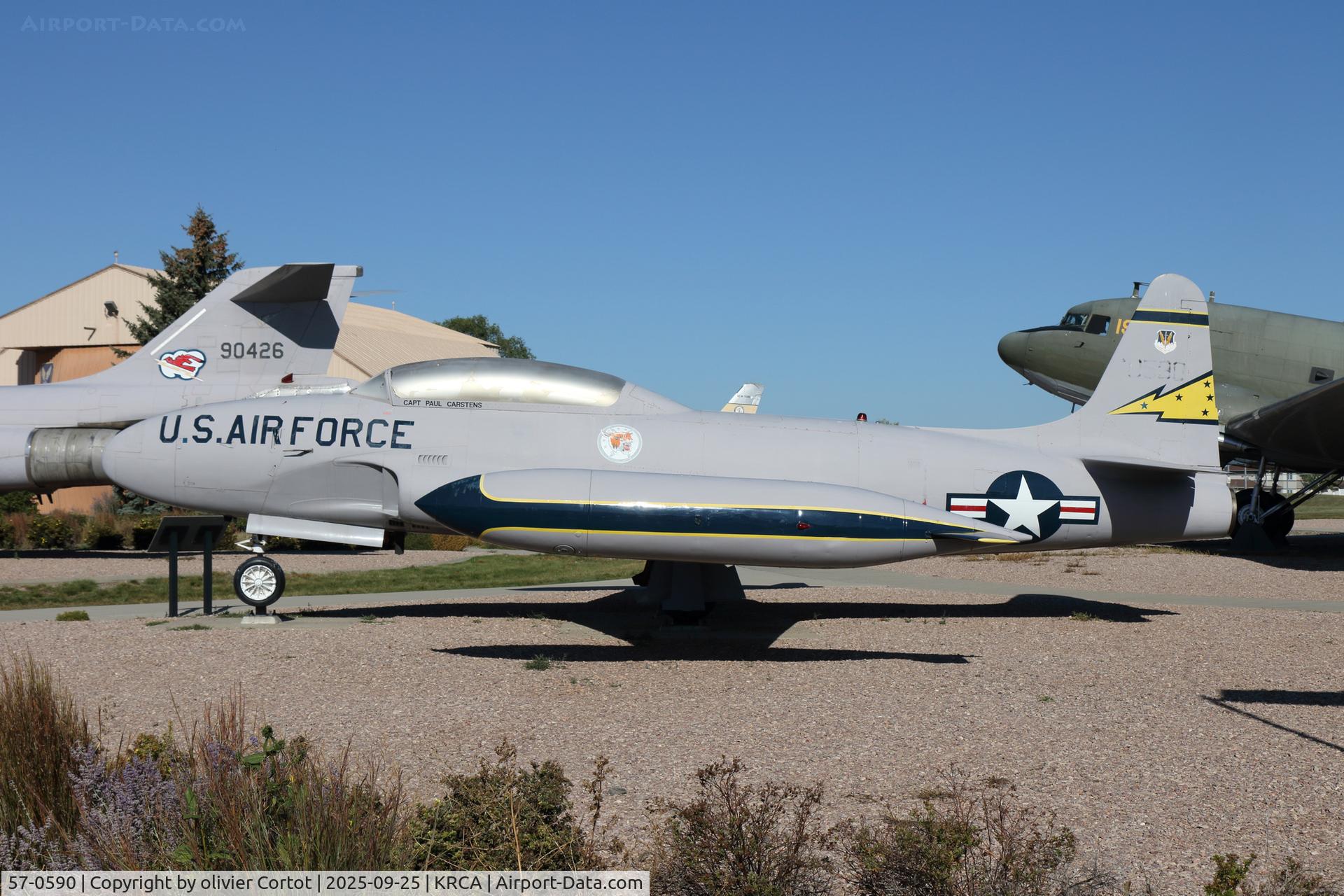 57-0590, 1957 Lockheed T-33A Shooting Star C/N 580-1319, sept 2025