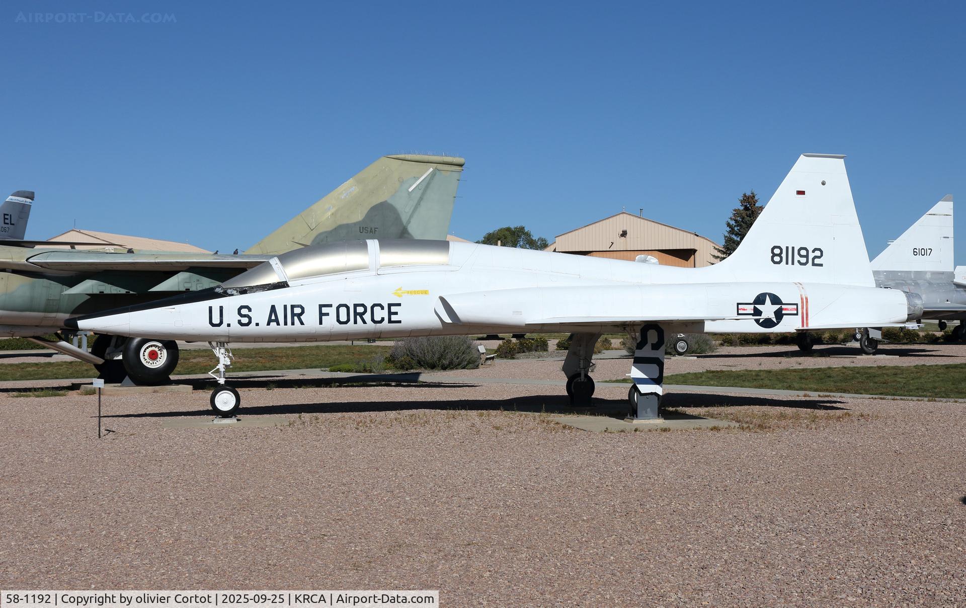 58-1192, 1958 Northrop YT-38A Talon C/N N.5002, sept 2025
