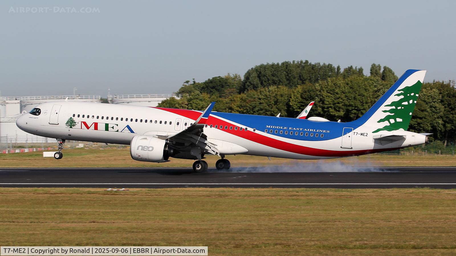 T7-ME2, 2020 Airbus A321-271NX C/N 9458, at ebbr