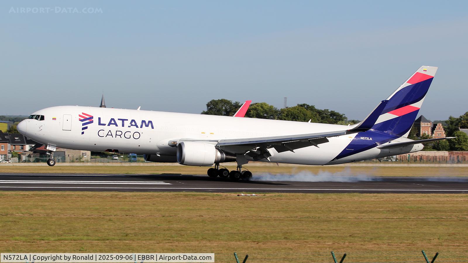 N572LA, 2024 Boeing 767-316ER(BCF)(WL) C/N 41747 / 1034, at ebbr