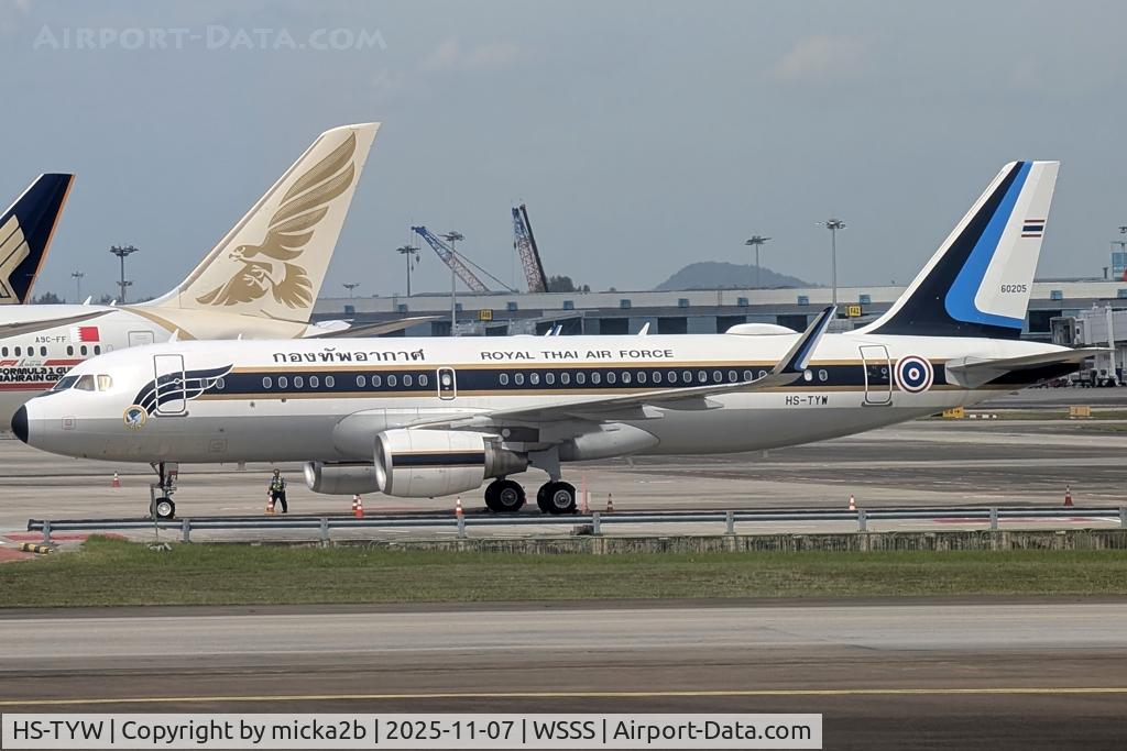 HS-TYW, 2020 Airbus A320-214(WL) ACJ Prestige C/N 9313, Parked