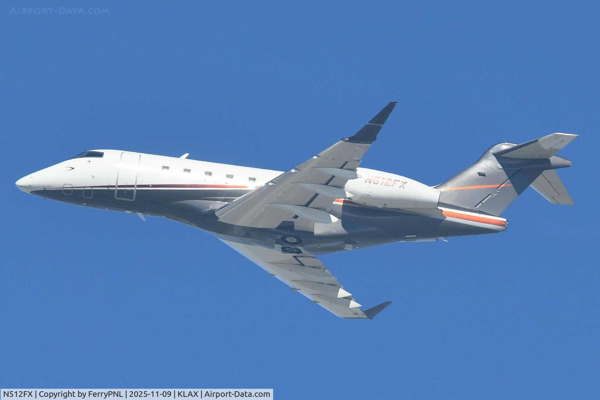 N1, 1988 Gulfstream Aerospace G-IV C/N 1071, CL3500 of Flexjet departing LAX