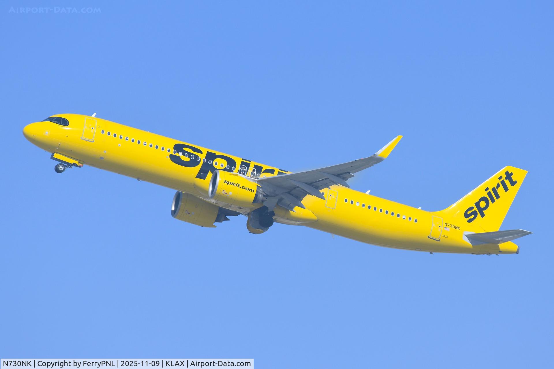 N730NK, 2024 Airbus A321-271NX C/N 12035, Spirit still alive in November 25