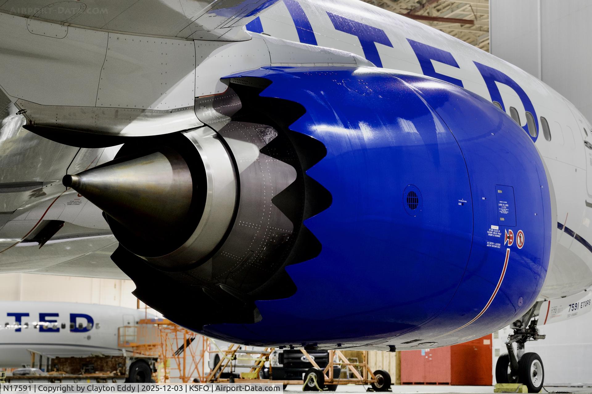 N17591, 2025 Boeing 737 MAX 9 C/N 67636, SFO 2025