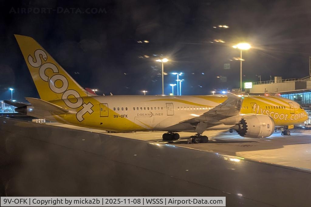 9V-OFK, Boeing 787-8 Dreamliner C/N 37127, Parked