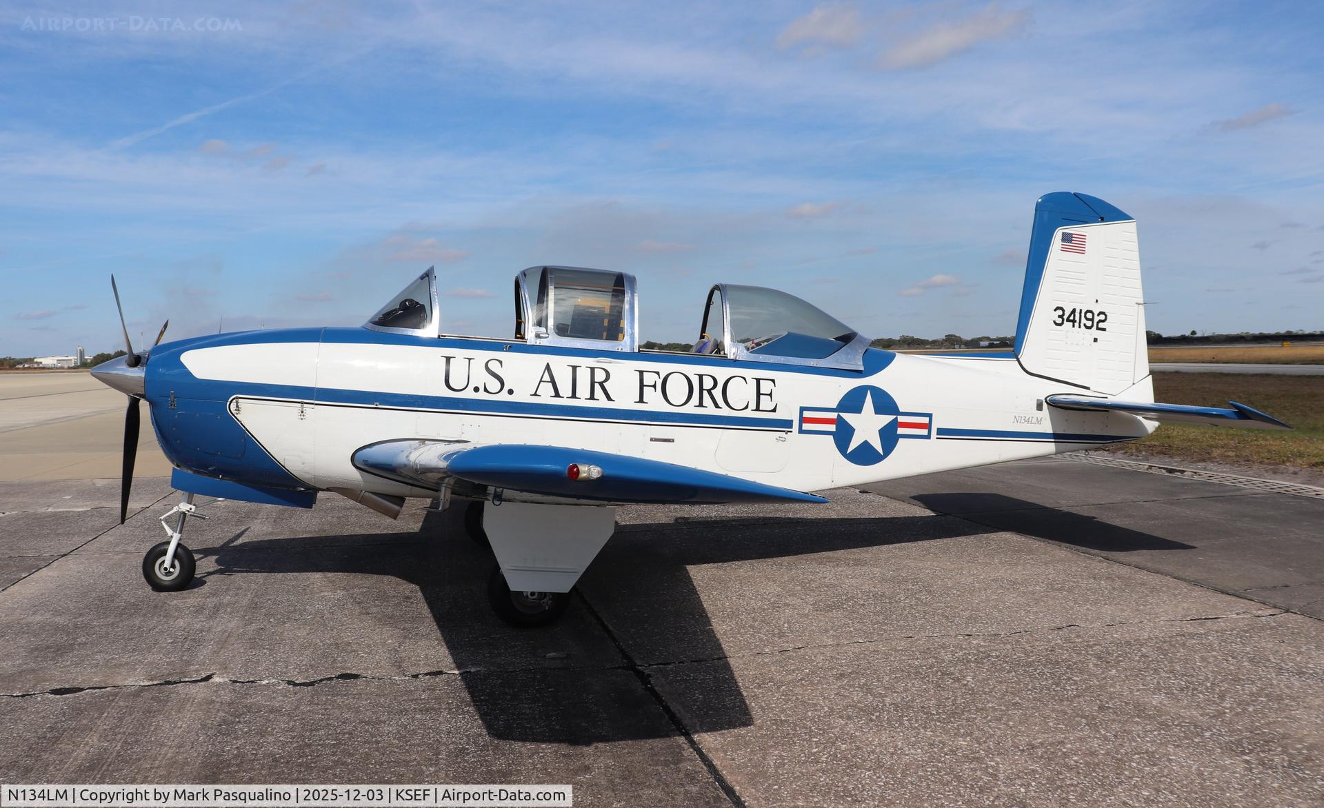 N134LM, 1955 Beech T-34A Mentor C/N G-292, Beech T-34A