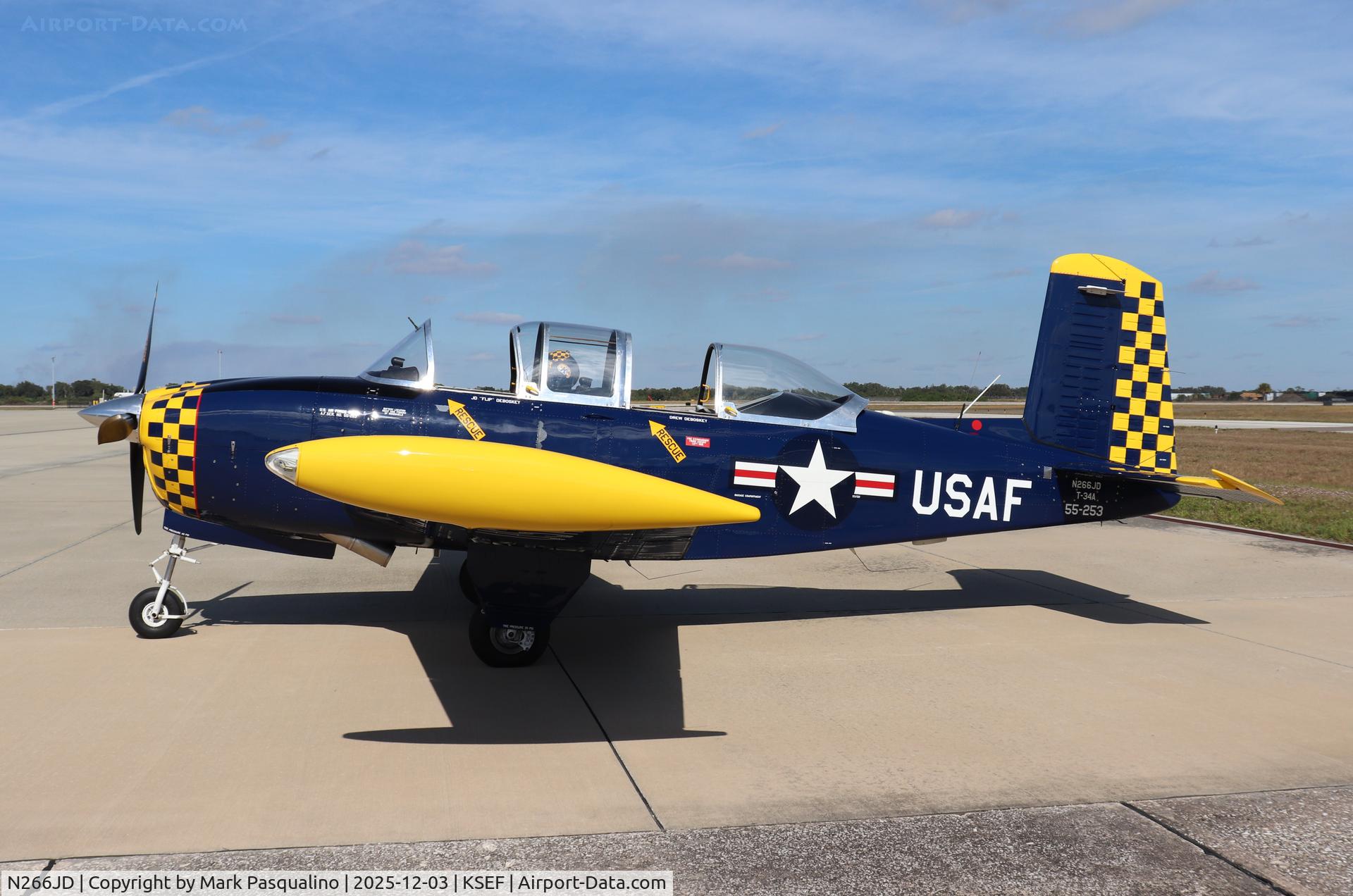 N266JD, Beech T-34A Mentor Mentor C/N G-810, Beech T-34A