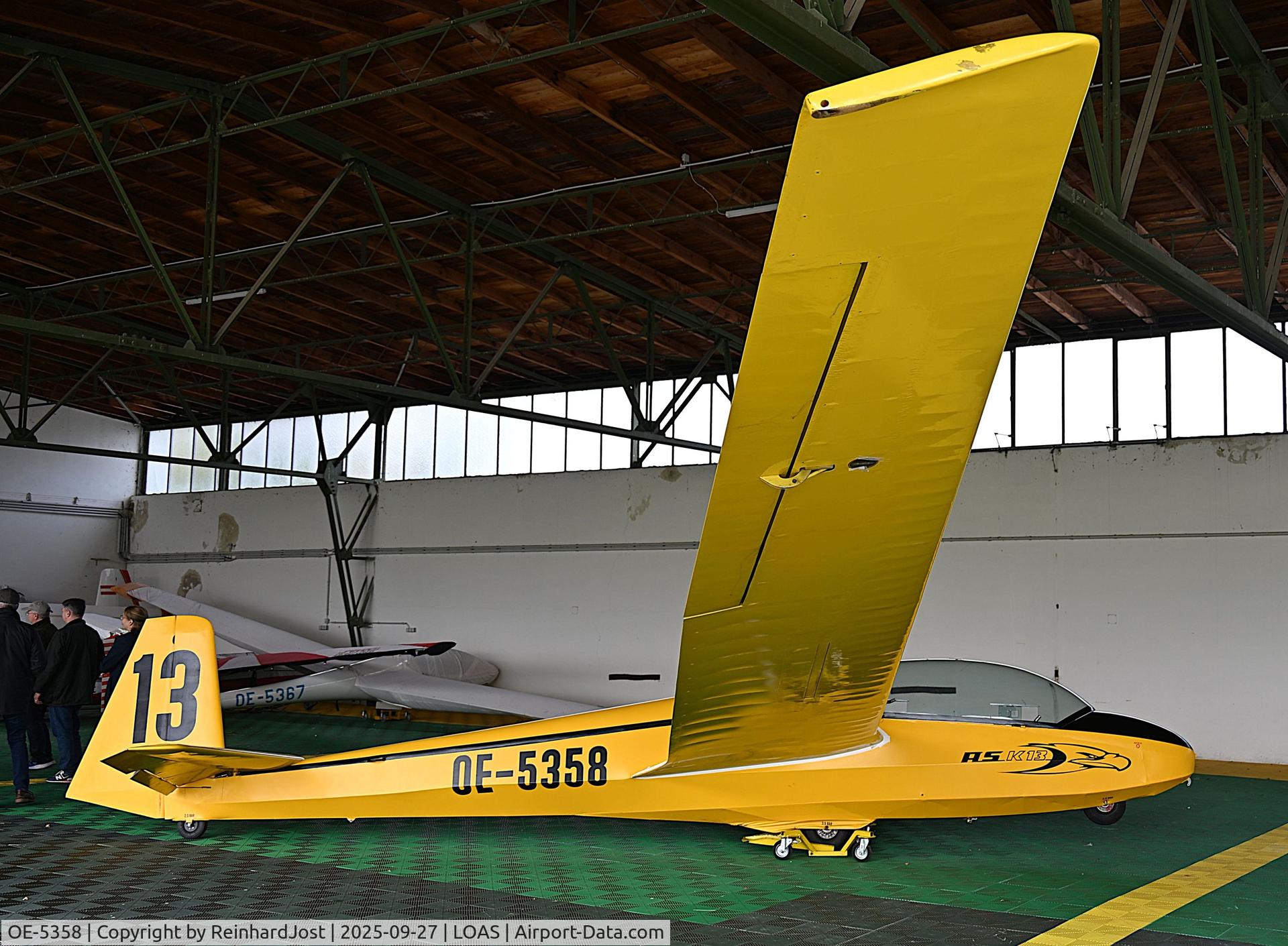 OE-5358, 1984 Schleicher ASK-13 C/N 13639 A.B., During the Flugplatzfest 2025 at Spitzerberg, Austria