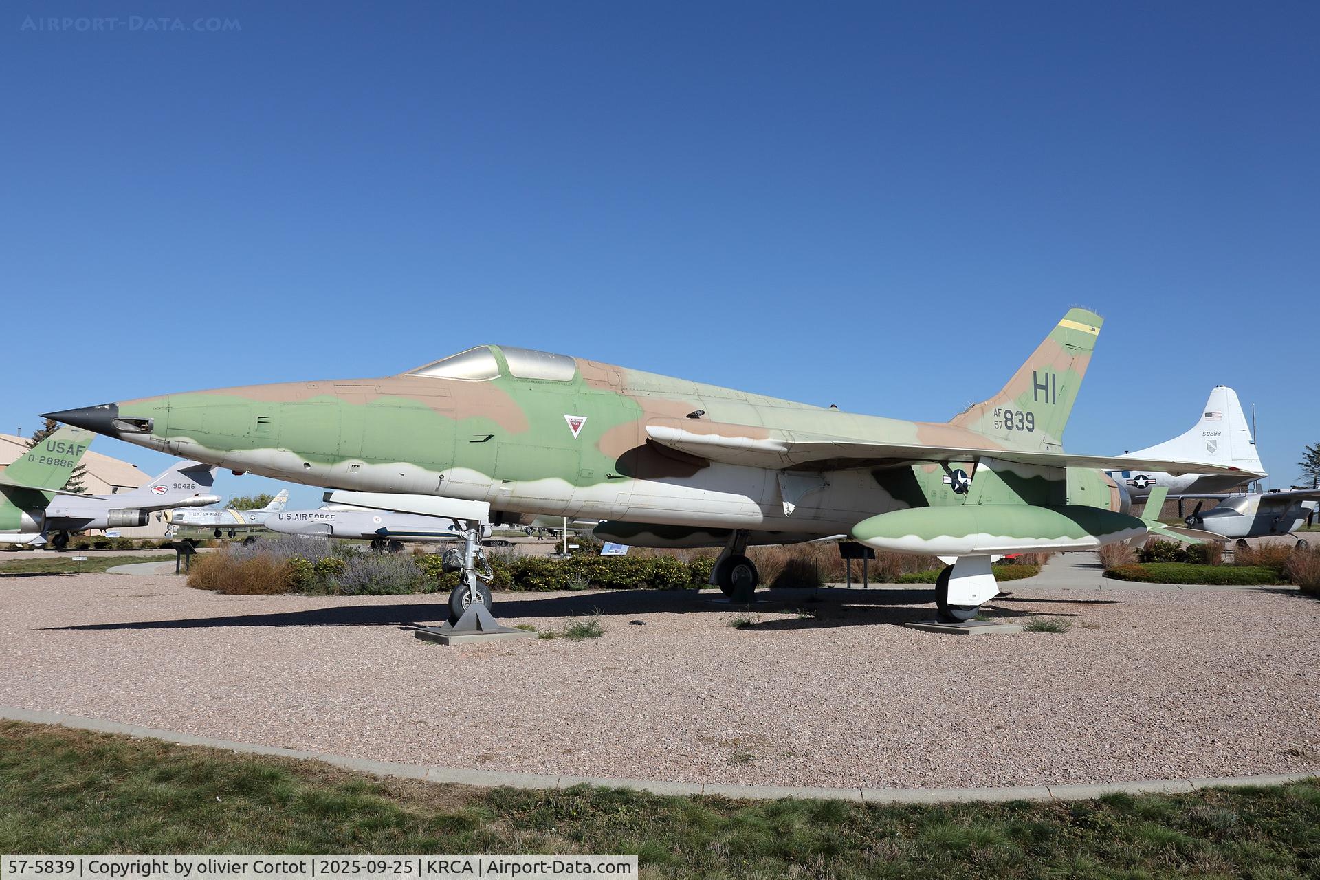 57-5839, 1957 Republic F-105B Thunderchief C/N B.76, sept 2025