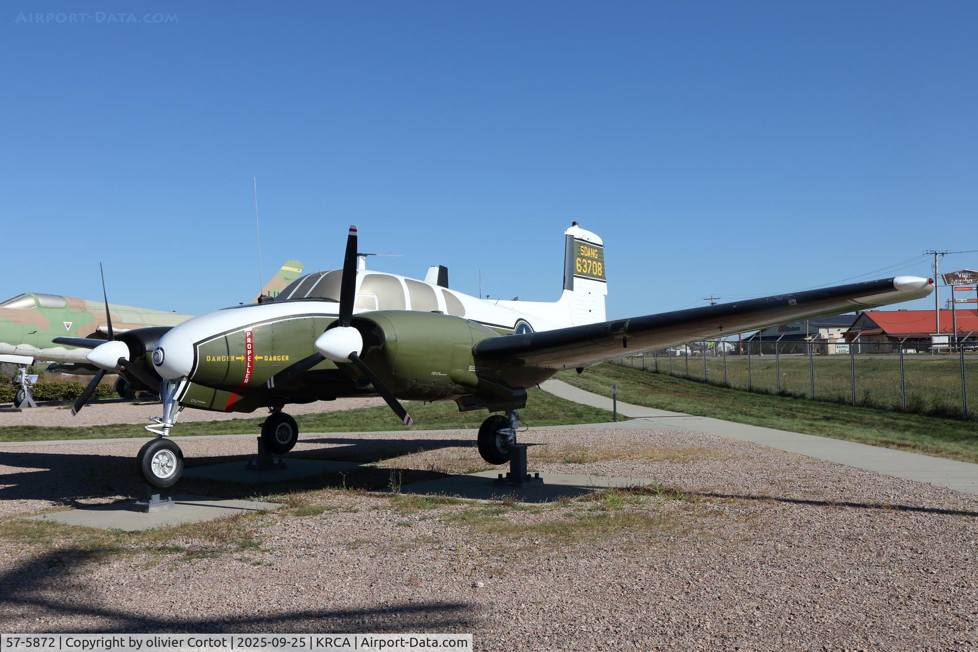 57-5872, 1957 Cessna U-3A Blue Canoe (310A) C/N 38027, sept 2025