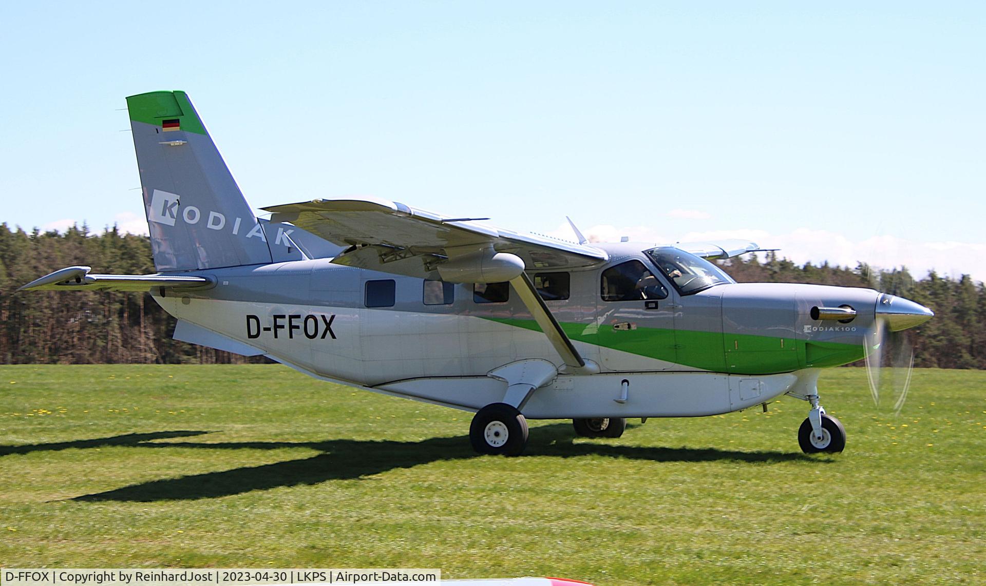 D-FFOX, 2019 Quest Kodiak 100 C/N 100-0268, Quest Kodiak D-FFOX visiting the grass runway at Plasy Airschow 2023, Czech Republic