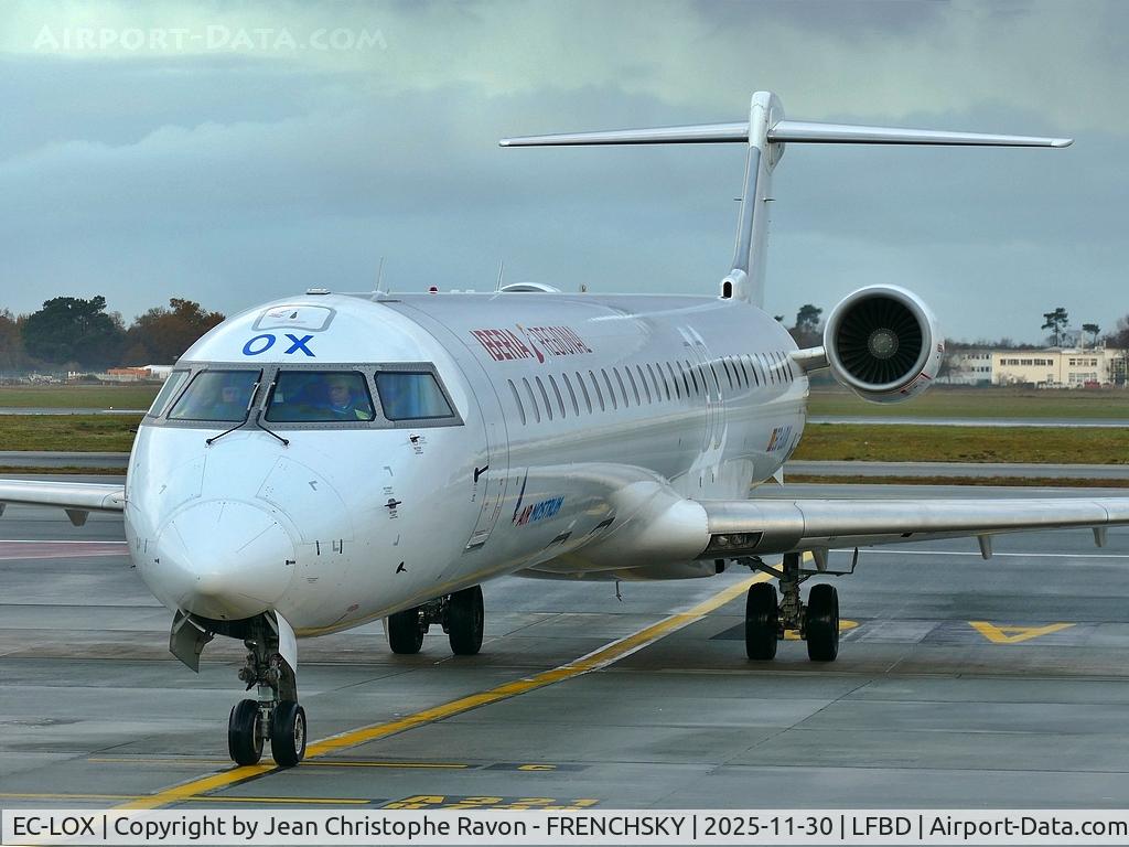 EC-LOX, 2011 Bombardier CRJ-1000ER NG (CL-600-2E25) C/N 19020, Madrid (MAD) Bordeaux (BOD) IB1199