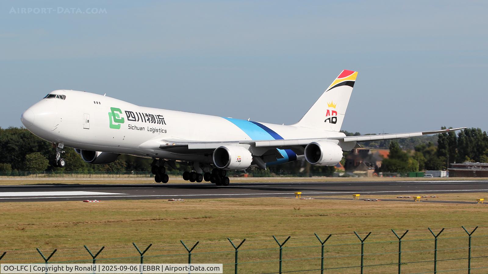 OO-LFC, 2013 Boeing 747-87UF C/N 37562, at ebbr