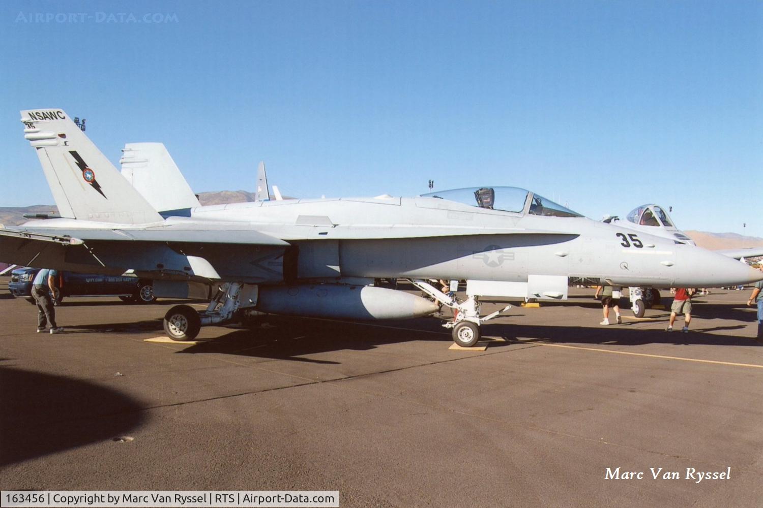 163456, 1988 McDonnell Douglas F/A-18C Hornet C/N 671/C023, At the Reno Air Races in September 2008.