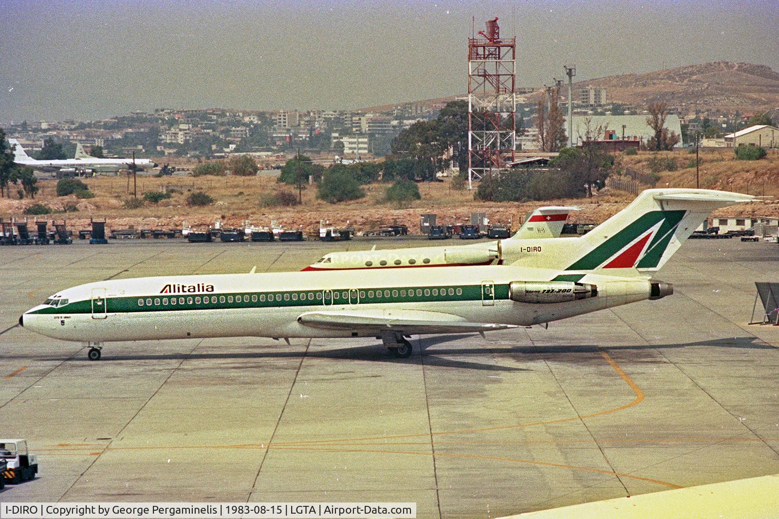 I-DIRO, 1976 Boeing 727-243 C/N 21266, Athens Ellinikon Airport, Greece.