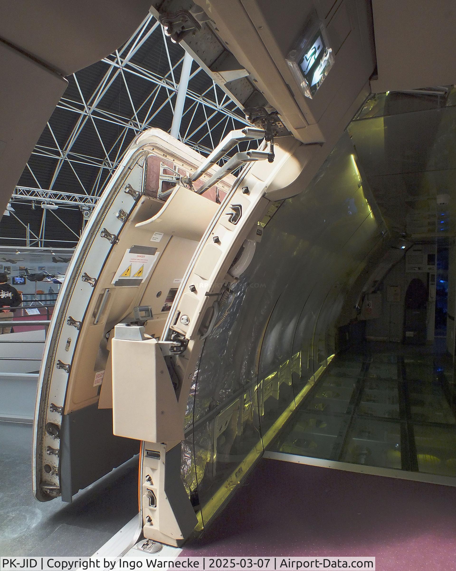 PK-JID, 1983 Airbus A300B4-203 C/N 238, Airbus A300B4-203 (ex Sempati Air) displayed as A300 first prototype 'F-WUAB' at the Aeroscopia, Blagnac (Toulouse) #i
