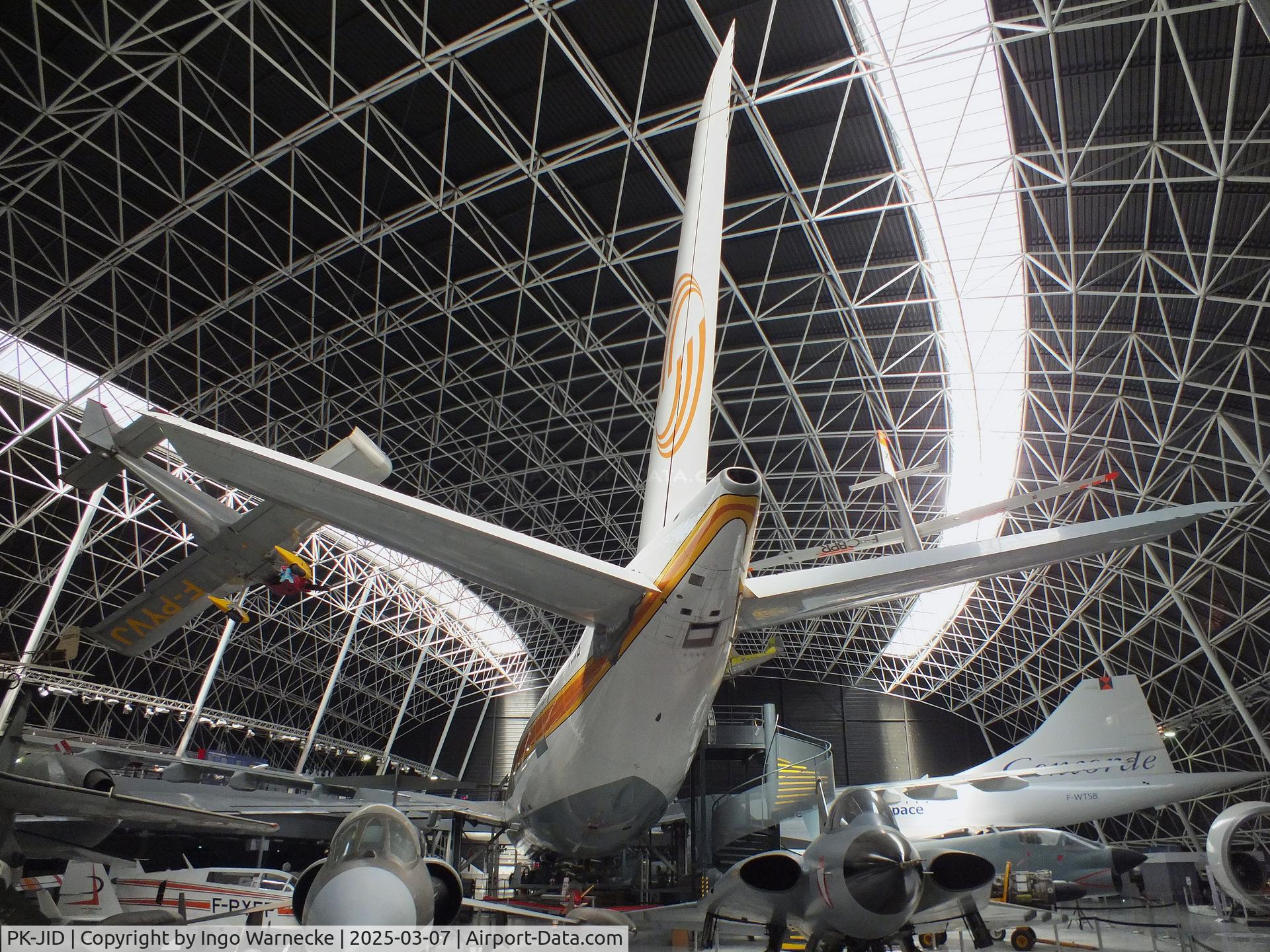 PK-JID, 1983 Airbus A300B4-203 C/N 238, Airbus A300B4-203 (ex Sempati Air) displayed as A300 first prototype 'F-WUAB' at the Aeroscopia, Blagnac (Toulouse)