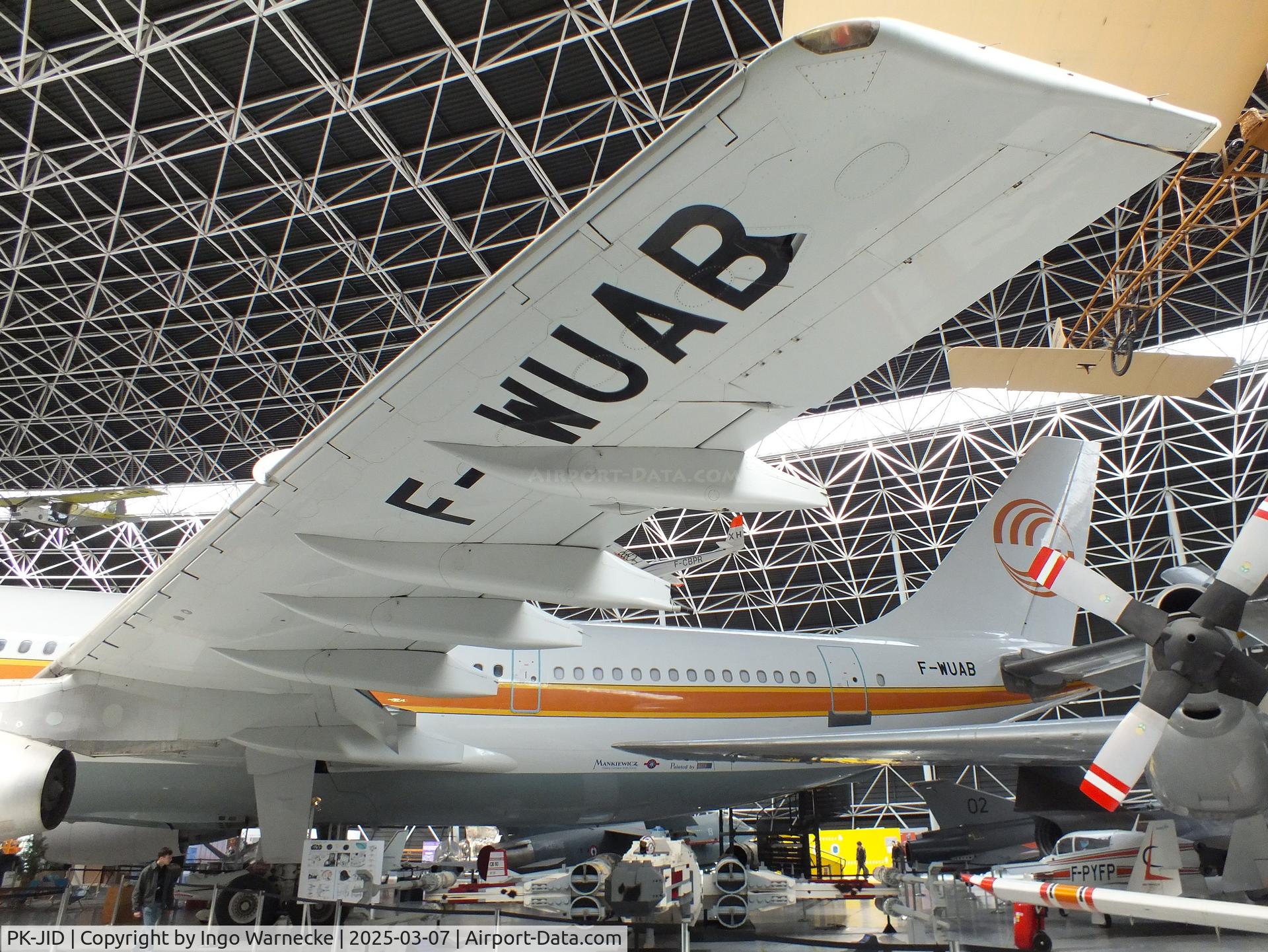 PK-JID, 1983 Airbus A300B4-203 C/N 238, Airbus A300B4-203 (ex Sempati Air) displayed as A300 first prototype 'F-WUAB' at the Aeroscopia, Blagnac (Toulouse)