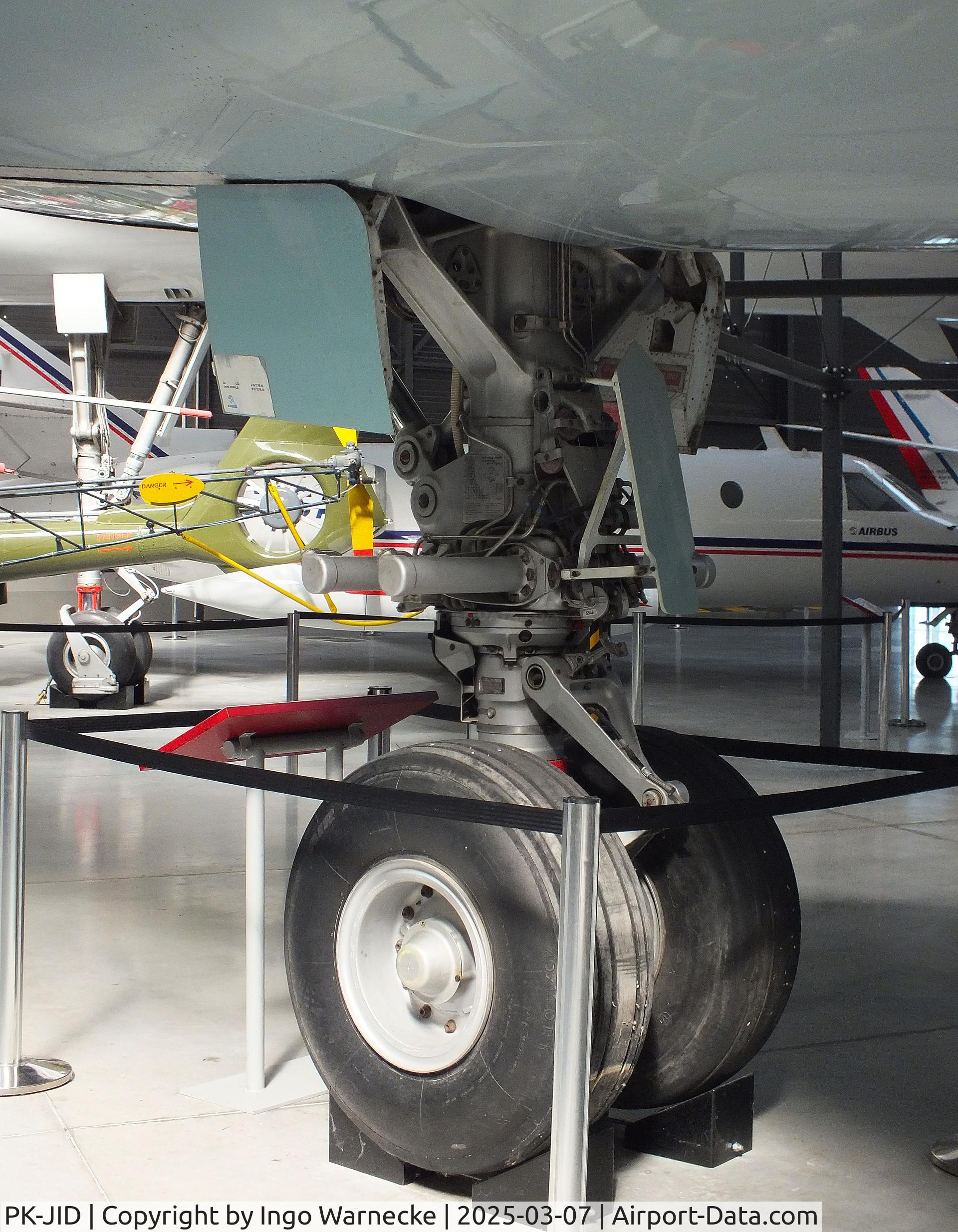 PK-JID, 1983 Airbus A300B4-203 C/N 238, Airbus A300B4-203 (ex Sempati Air) displayed as A300 first prototype 'F-WUAB' at the Aeroscopia, Blagnac (Toulouse)