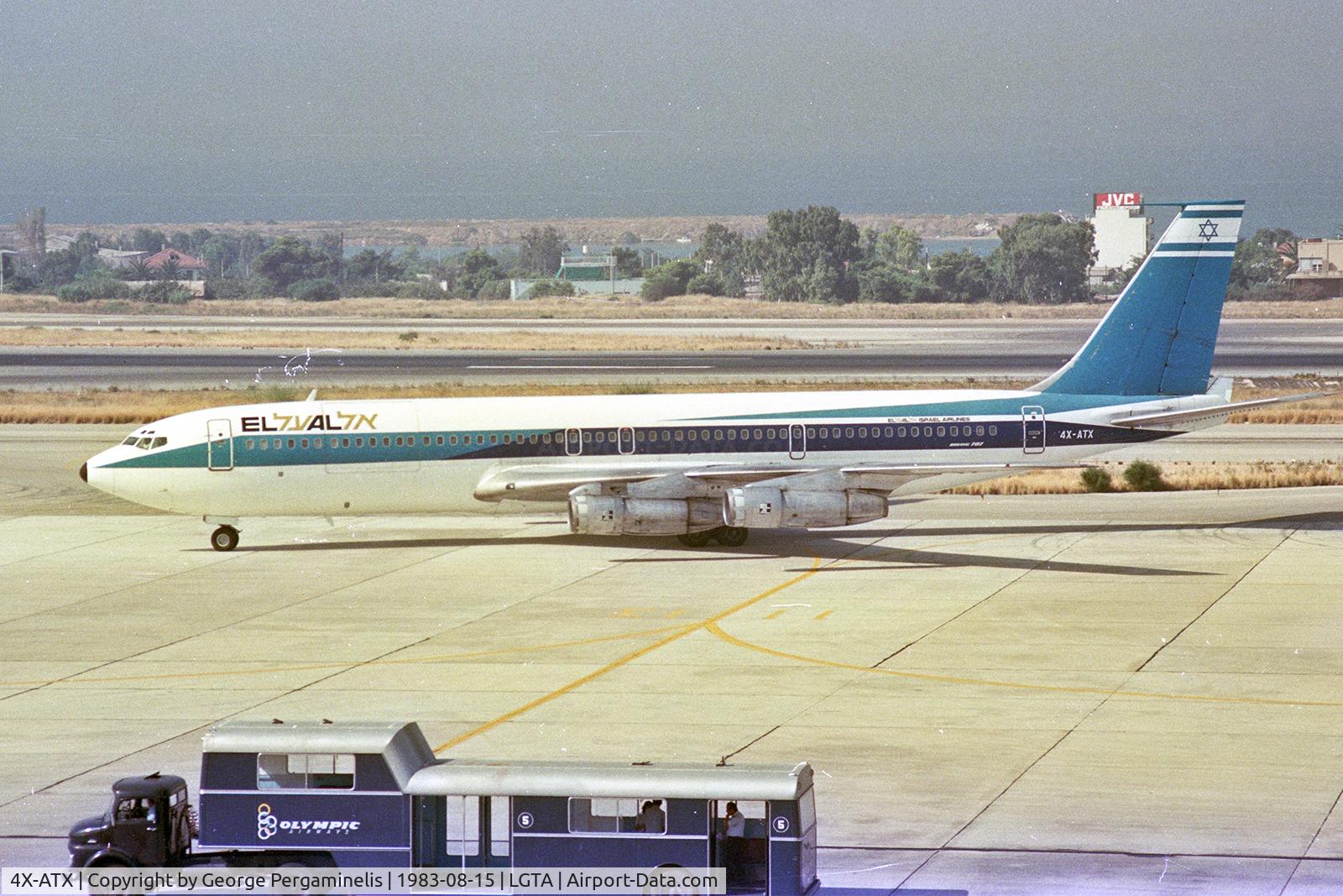 4X-ATX, 1969 Boeing 707-358C C/N 20122/807, Athens Ellinikon Airport, Greece.