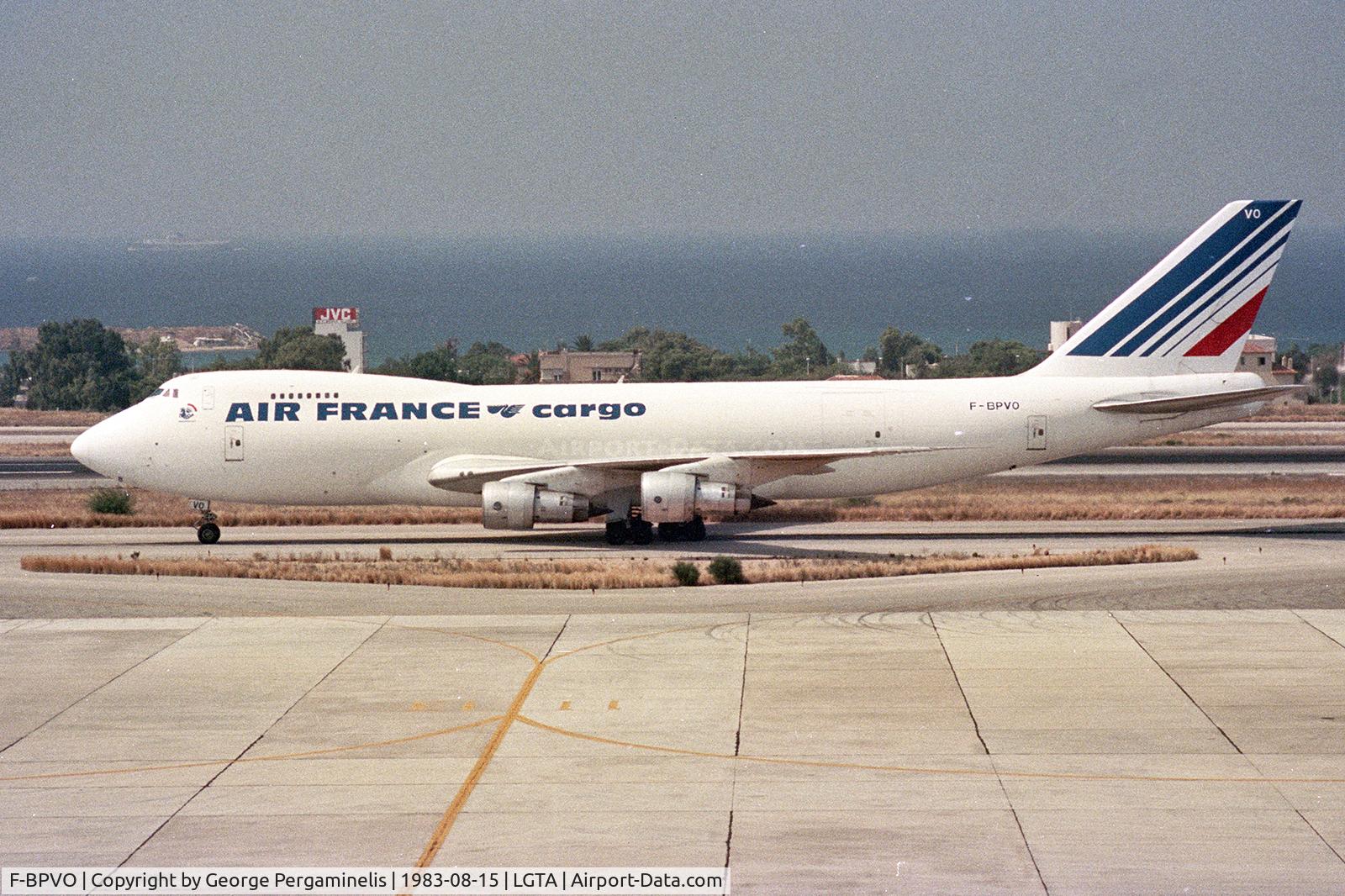 F-BPVO, 1974 Boeing 747-228F C/N 20887, Athens Ellinikon Airport, Greece.