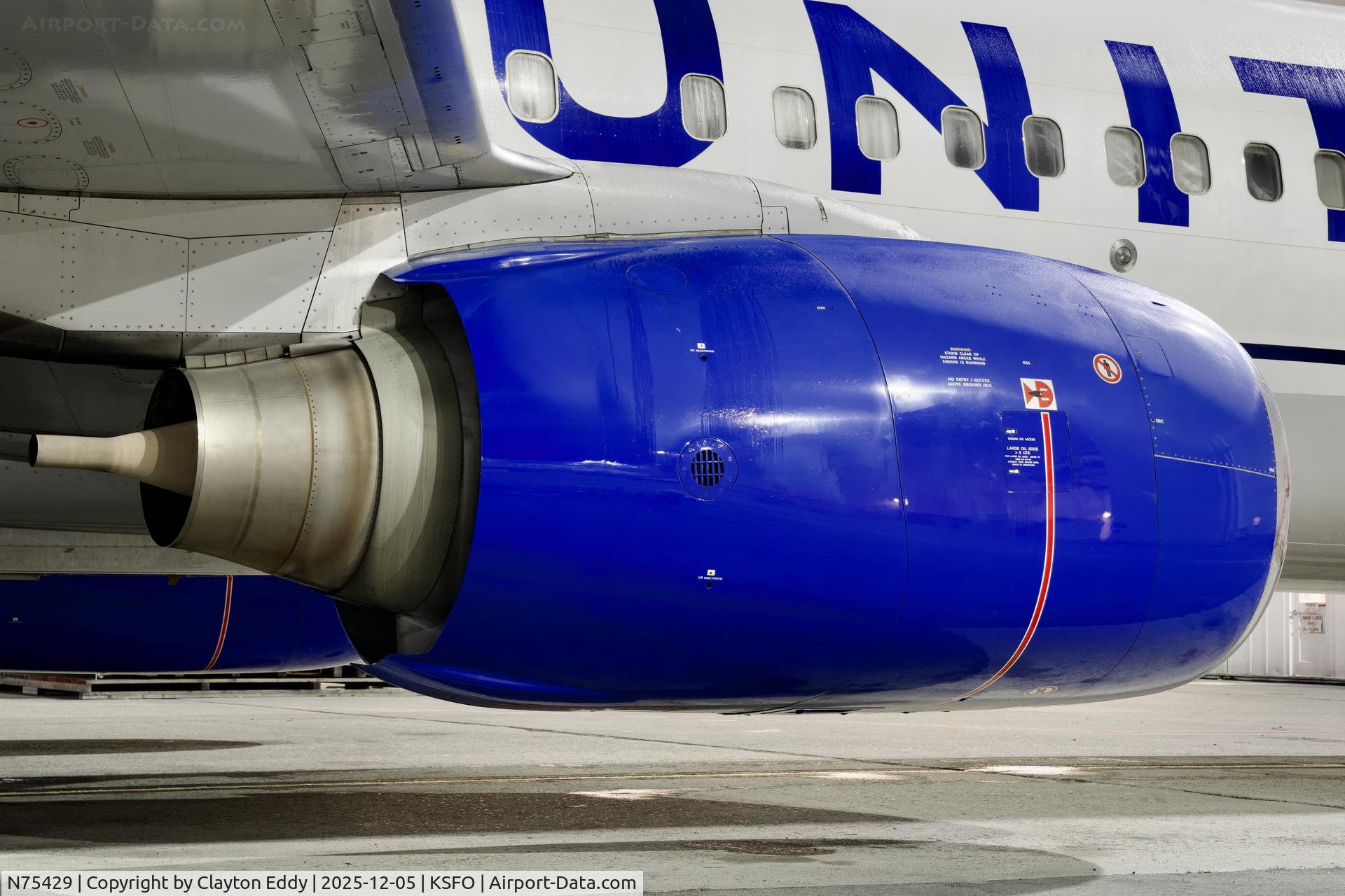 N75429, 2008 Boeing 737-924/ER C/N 30130, CFM56 engine SFO 2025