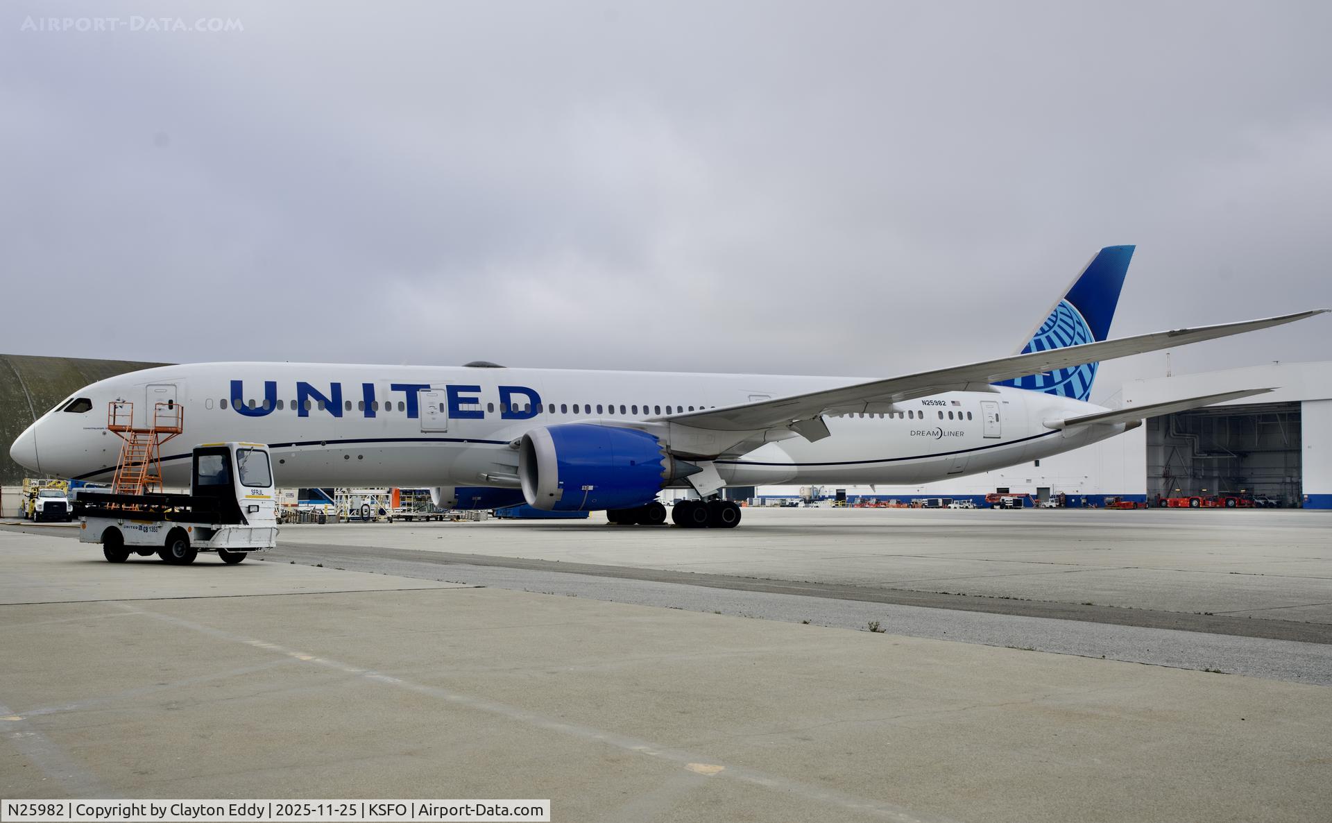 N25982, 2020 Boeing 787-9 Dreamliner Dreamliner C/N 66139, SFO 2025