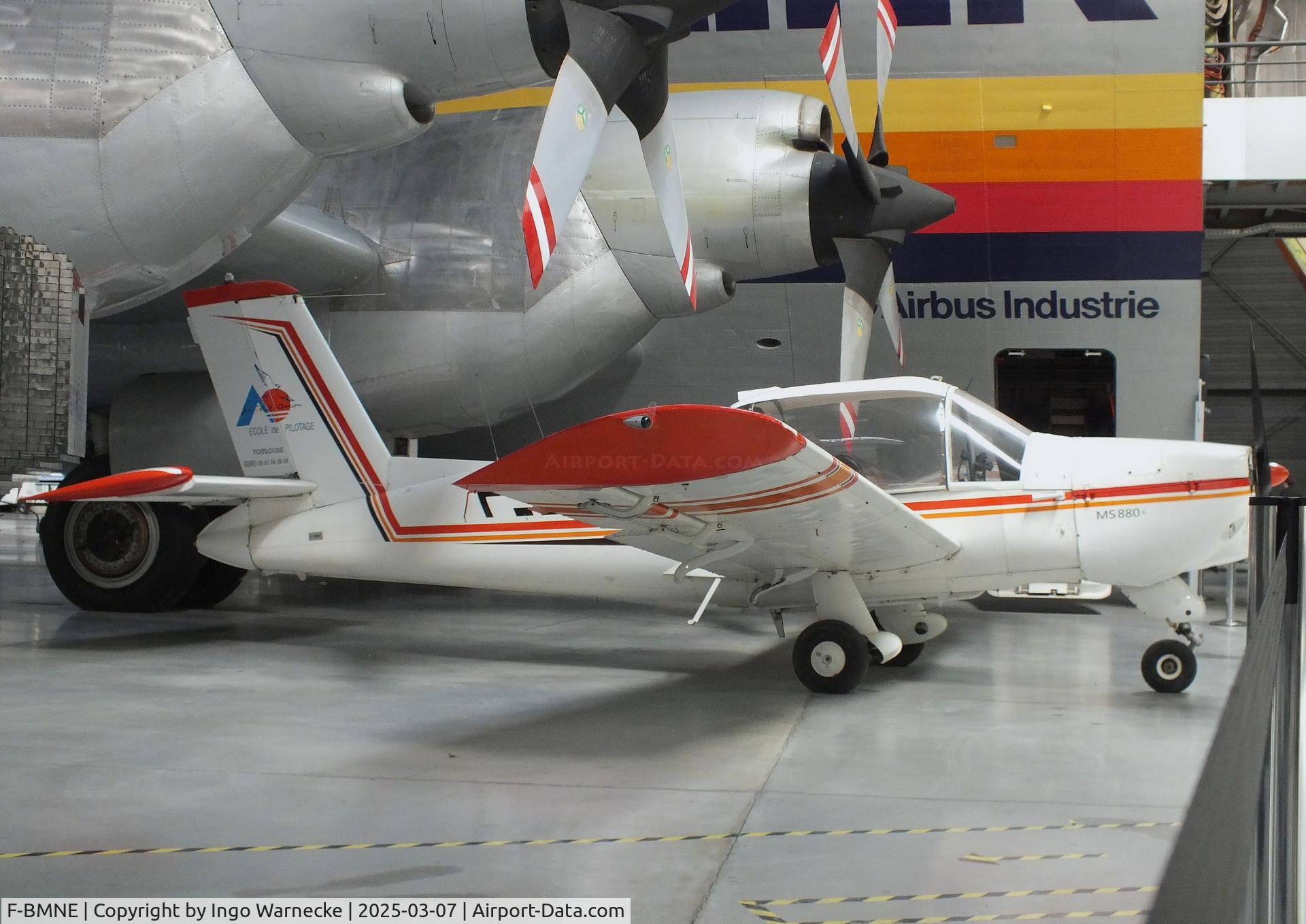 F-BMNE, Morane-Saulnier MS-880B Rallye Club C/N 410, Morane-Saulnier MS.880B Rallye Club at the Aeroscopia, Blagnac (Toulouse)