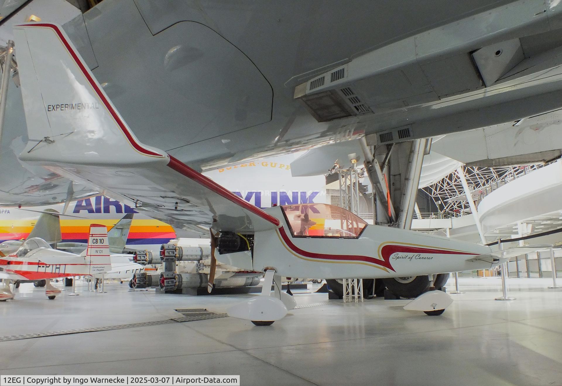 12EG, 1985 Raymond Cavaroc RC-01 Spirit of Cavaroc C/N 01, Raymond Cavaroc RC-01 Spirit of Cavaroc 'MiniShinden' at the Aeroscopia, Blagnac (Toulouse)