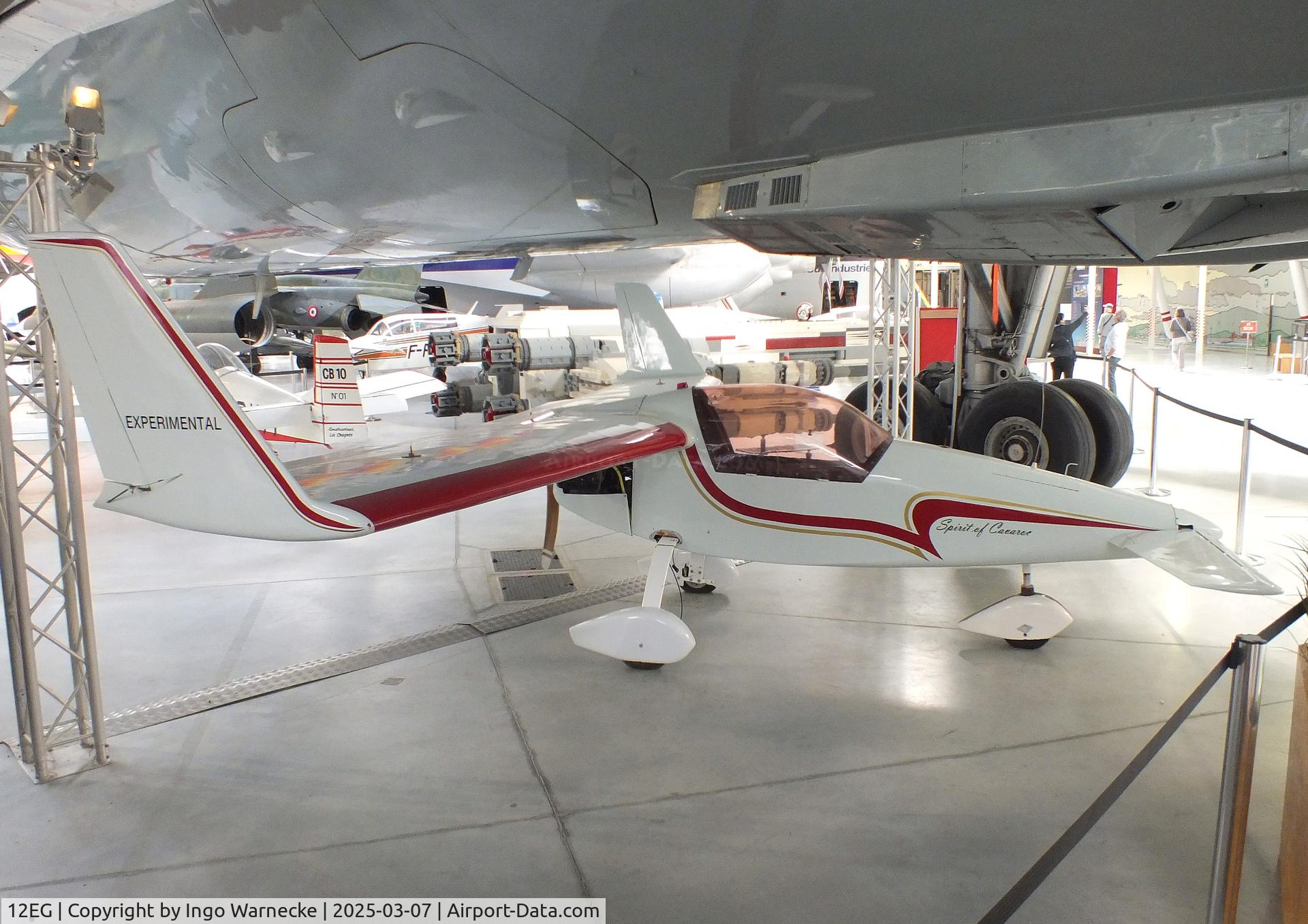 12EG, 1985 Raymond Cavaroc RC-01 Spirit of Cavaroc C/N 01, Raymond Cavaroc RC-01 Spirit of Cavaroc 'MiniShinden' at the Aeroscopia, Blagnac (Toulouse)