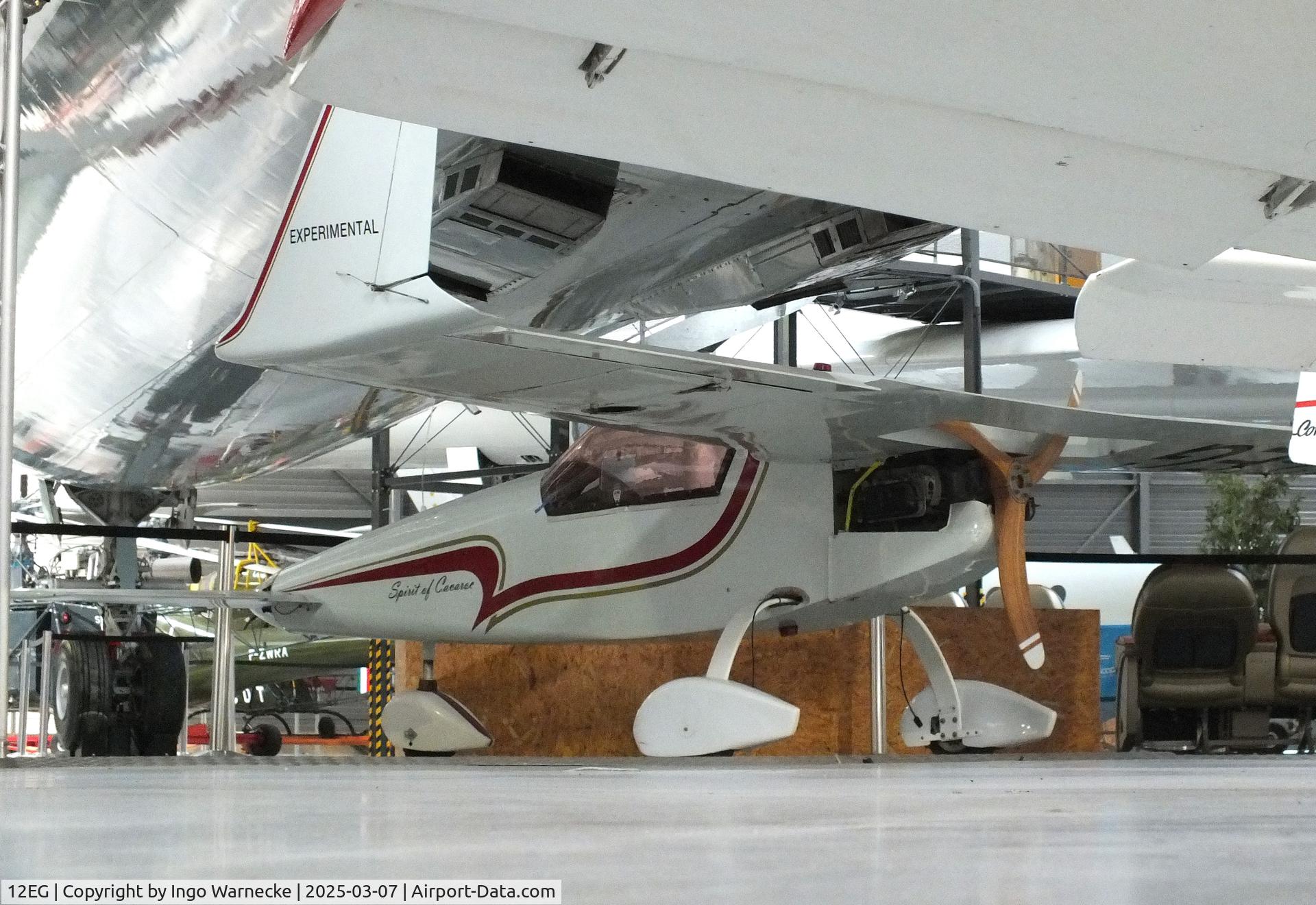 12EG, 1985 Raymond Cavaroc RC-01 Spirit of Cavaroc C/N 01, Raymond Cavaroc RC-01 Spirit of Cavaroc 'MiniShinden' at the Aeroscopia, Blagnac (Toulouse)