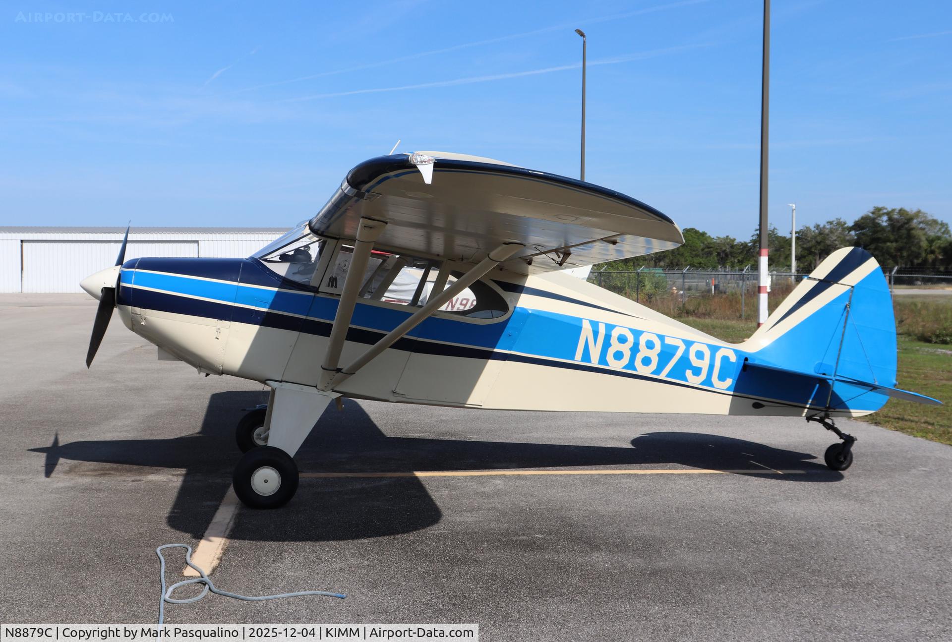 N8879C, 1953 Piper PA-22-135 Tri-Pacer C/N 22-1489, Piper PA-22-135