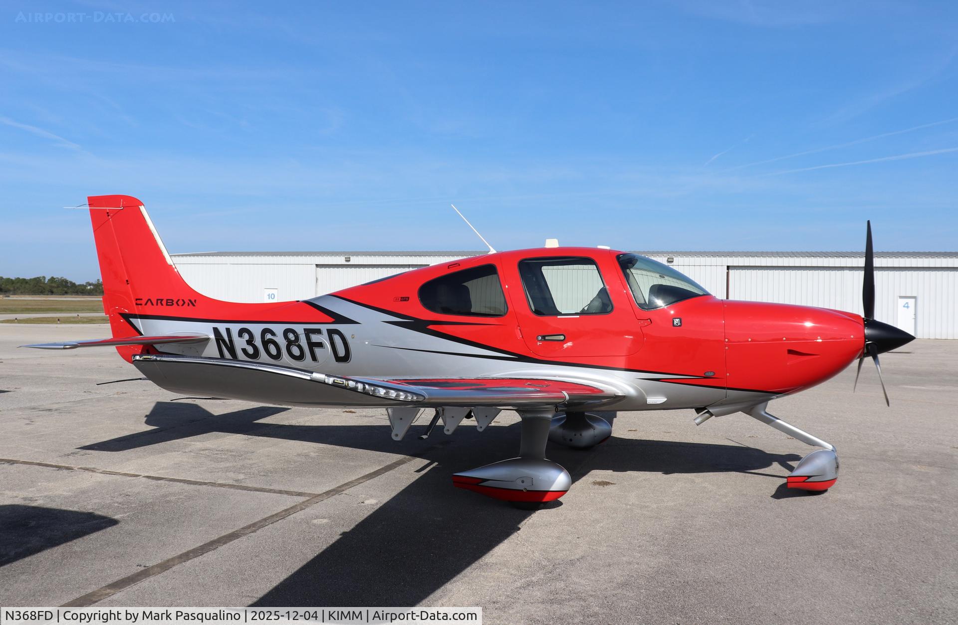 N368FD, 2019 Cirrus SR22 C/N 4858, Cirrus SR22