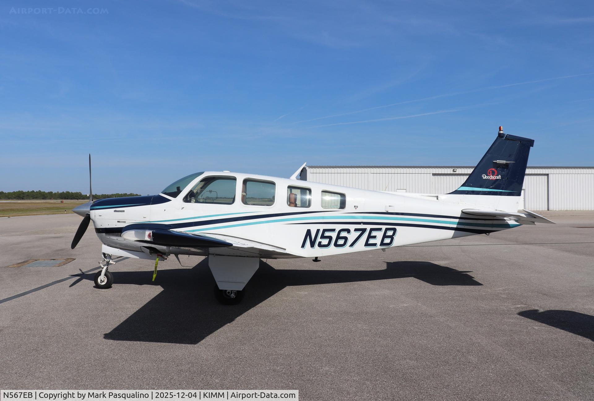 N567EB, 1979 Beech A36 Bonanza 36 C/N E-1543, Beech A36