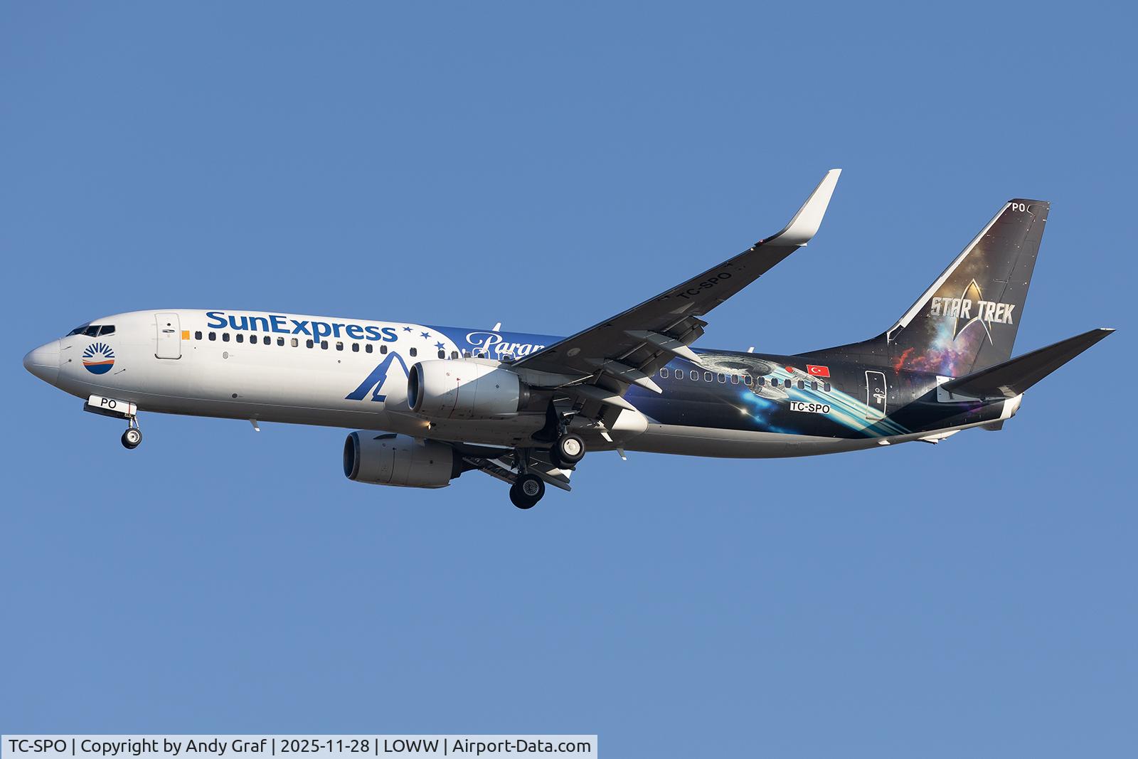 TC-SPO, 2014 Boeing 737-8MA(WL) C/N 40946, Sunexpress 737-800