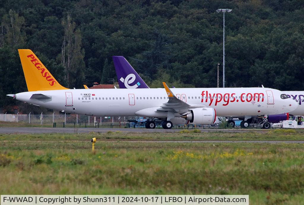 F-WWAD, 2024 Airbus A321-251NX C/N 12008, C/n 12008 - To be TC-RFD