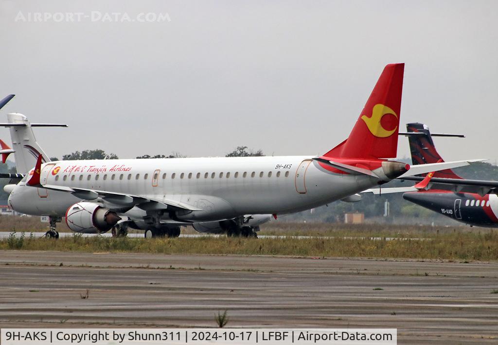 9H-AKS, 2018 Embraer ERJ-195LR (ERJ-190-200LR) C/N 19000747, Stored @LFBF