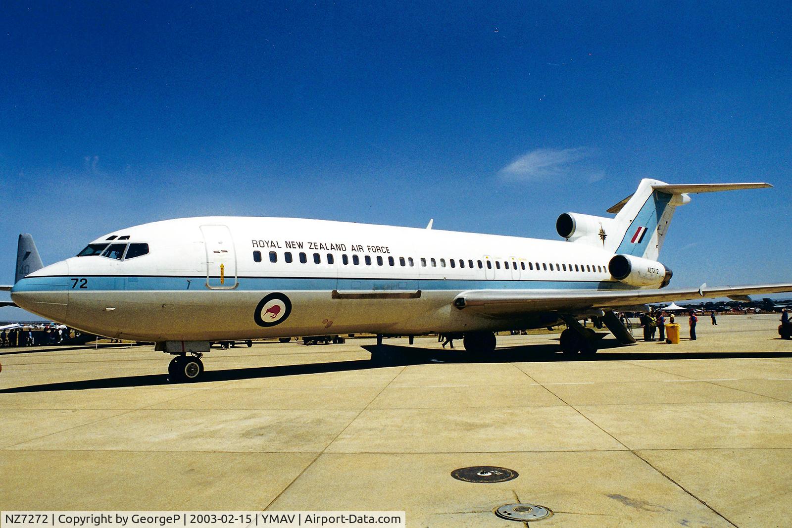 NZ7272, 1968 Boeing 727-100C C/N 19895, Australian International Airshow, 2003