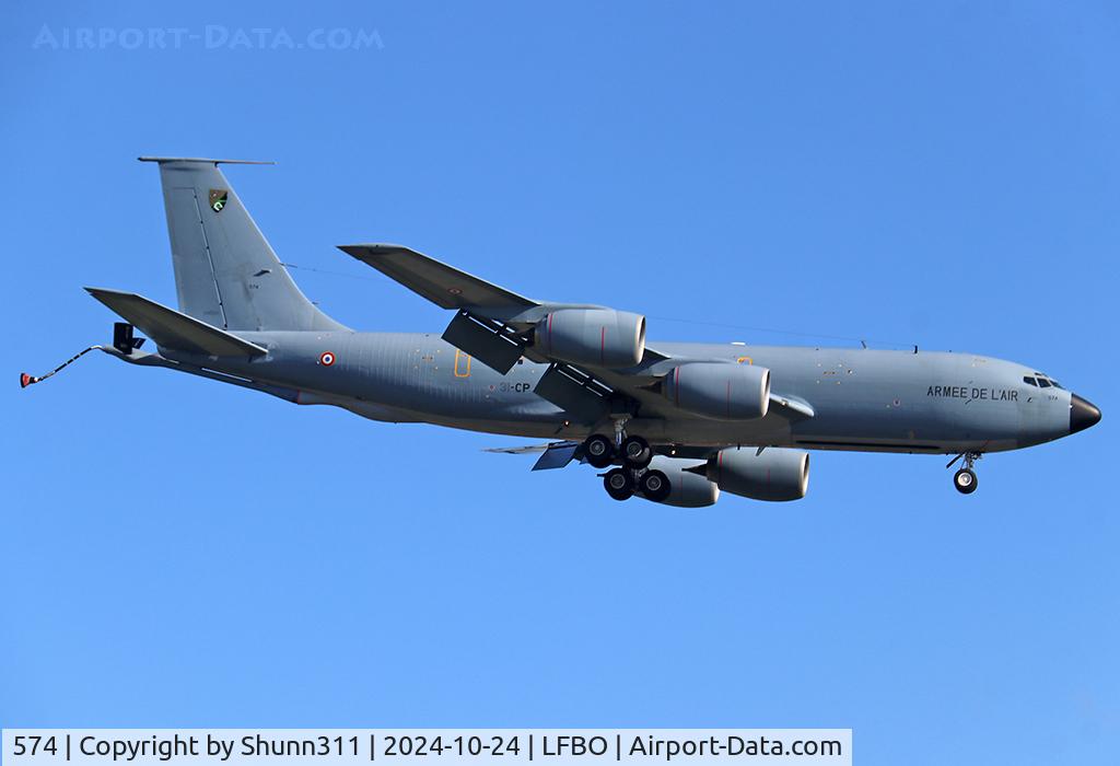 574, Boeing KC-135RG Stratotanker C/N 62-3574, Landing rwy 14R for exercices