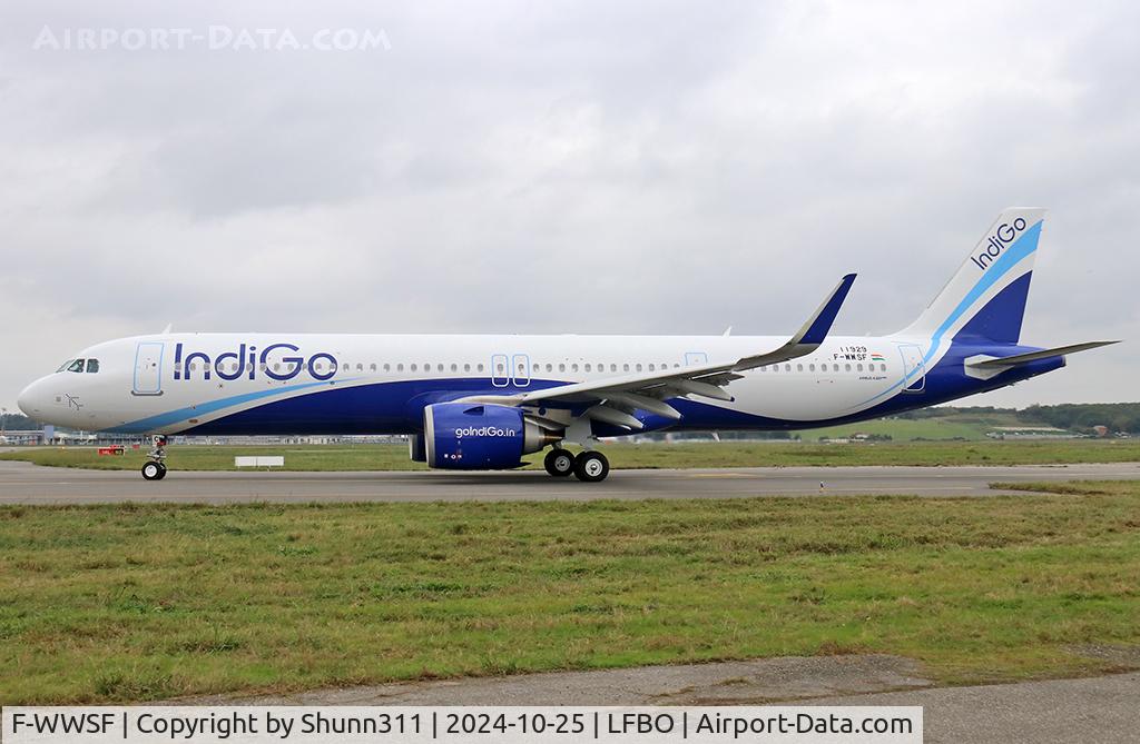 F-WWSF, 2024 Airbus A321-251NX C/N 11929, C/n 11929 - To be VT-NCT