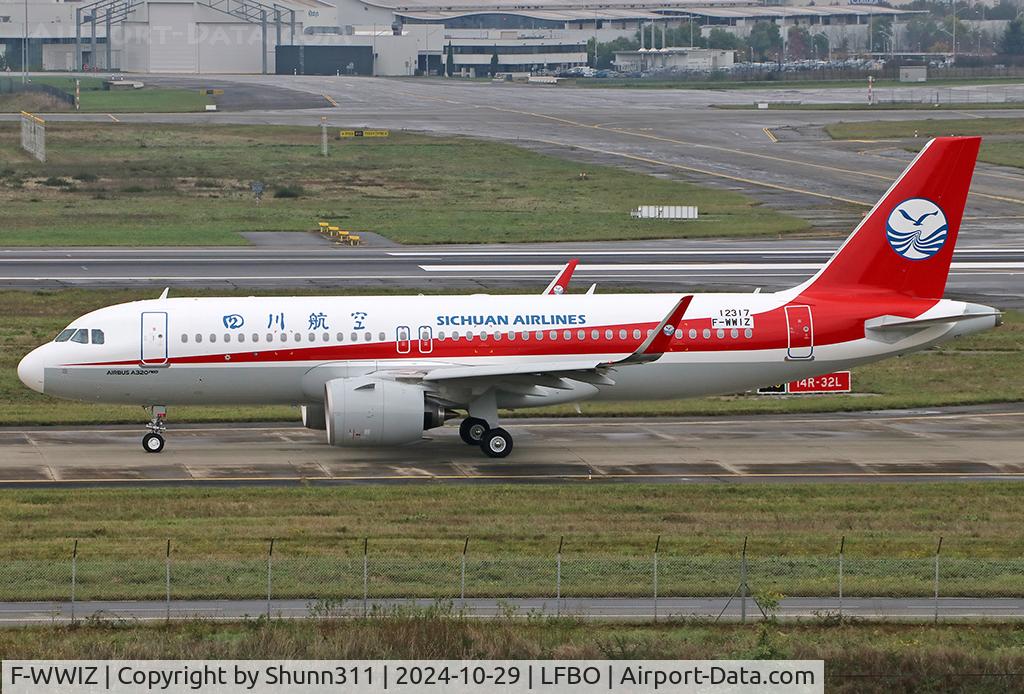 F-WWIZ, 2024 Airbus A320-271N C/N 12317, C/n 12317 - To be B-32JQ
