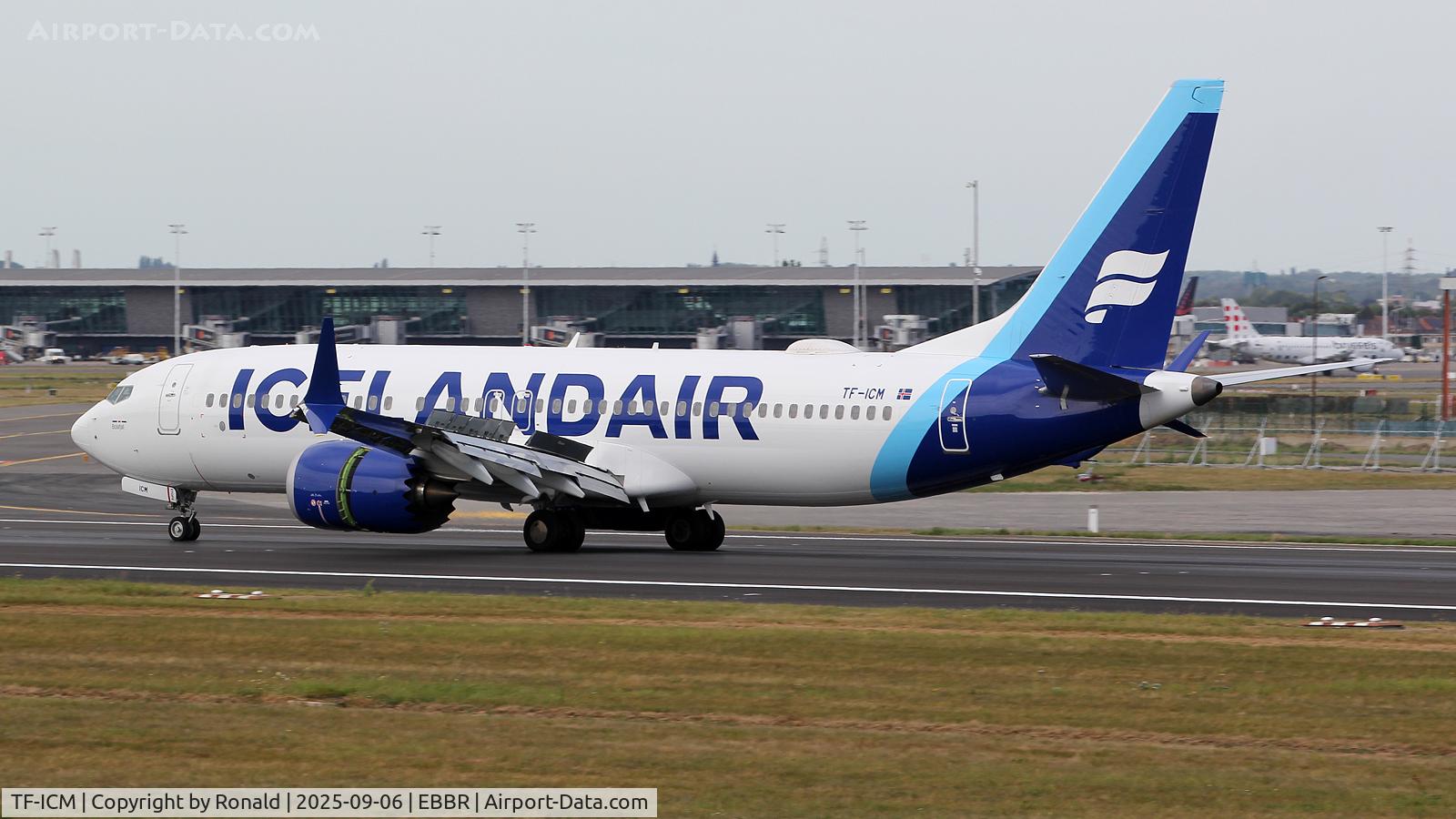 TF-ICM, 2019 Boeing 737-8 MAX C/N 60010, at ebbr
