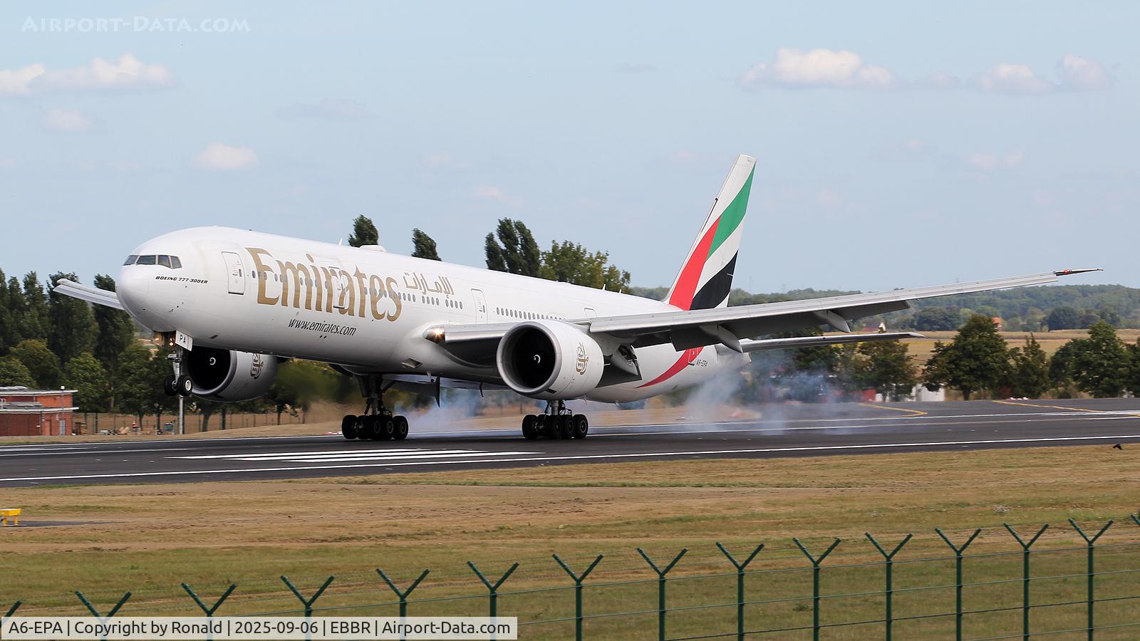 A6-EPA, 2015 Boeing 777-31H/ER C/N 42320, at ebbr