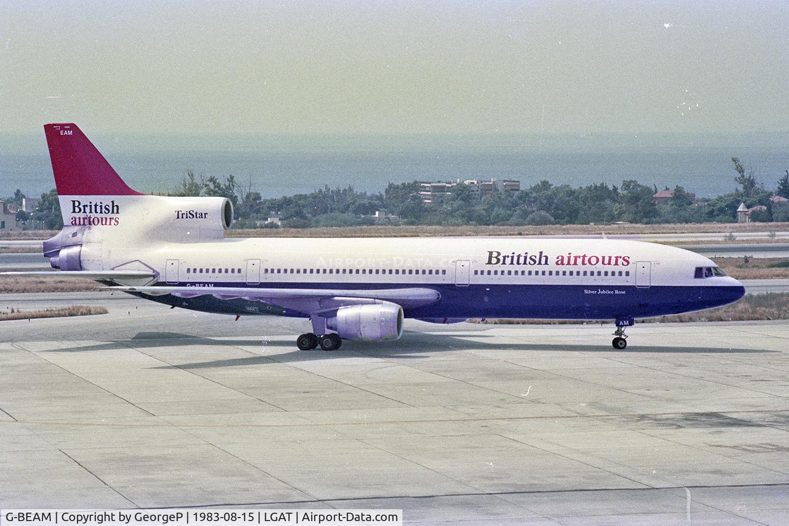 G-BEAM, 1976 Lockheed L-1011-385-1 TriStar 1 C/N 193N-1146, Athens Ellinikon Airport, Greece.