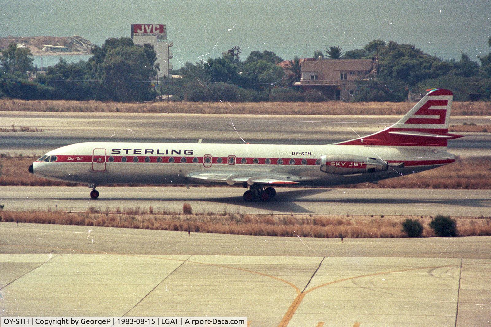 OY-STH, 1969 Sud Aviation SE-210 Caravelle 10B3 Super B C/N 262, Athens Ellinikon Airport, Greece.