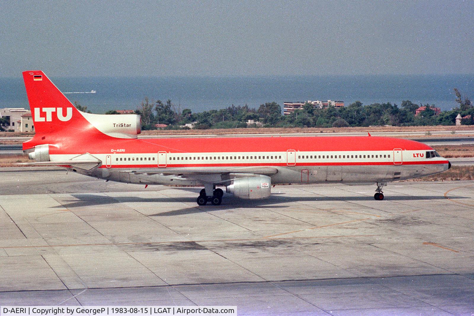 D-AERI, 1975 Lockheed L-1011-385-1 TriStar 1 C/N 193L-1114, Athens Ellinikon Airport, Greece.